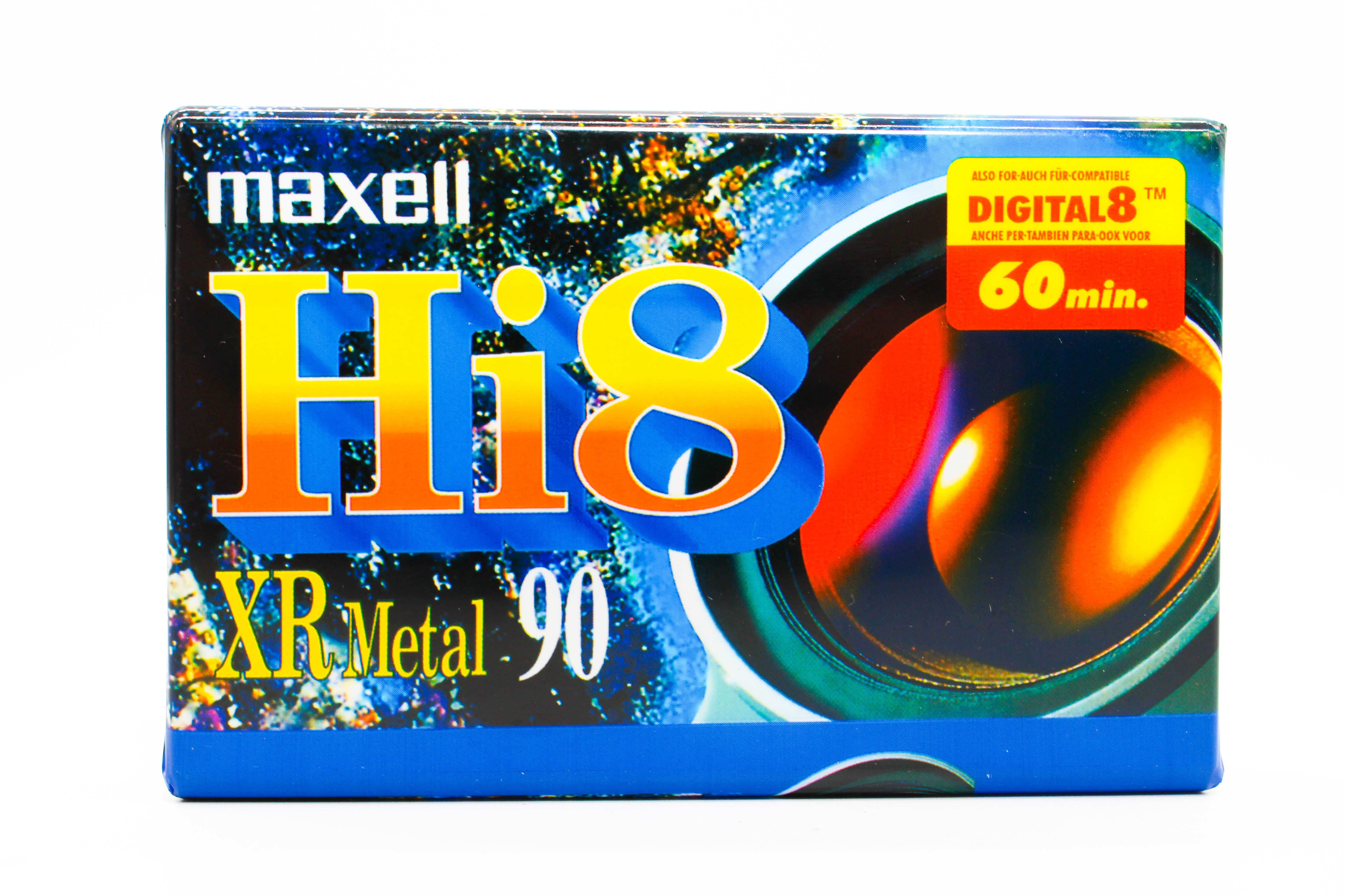 Maxell Hi8 XR Metal 90 P5-90XR 8mm 90 Minute Digital Video Cassette Tape - Brand New