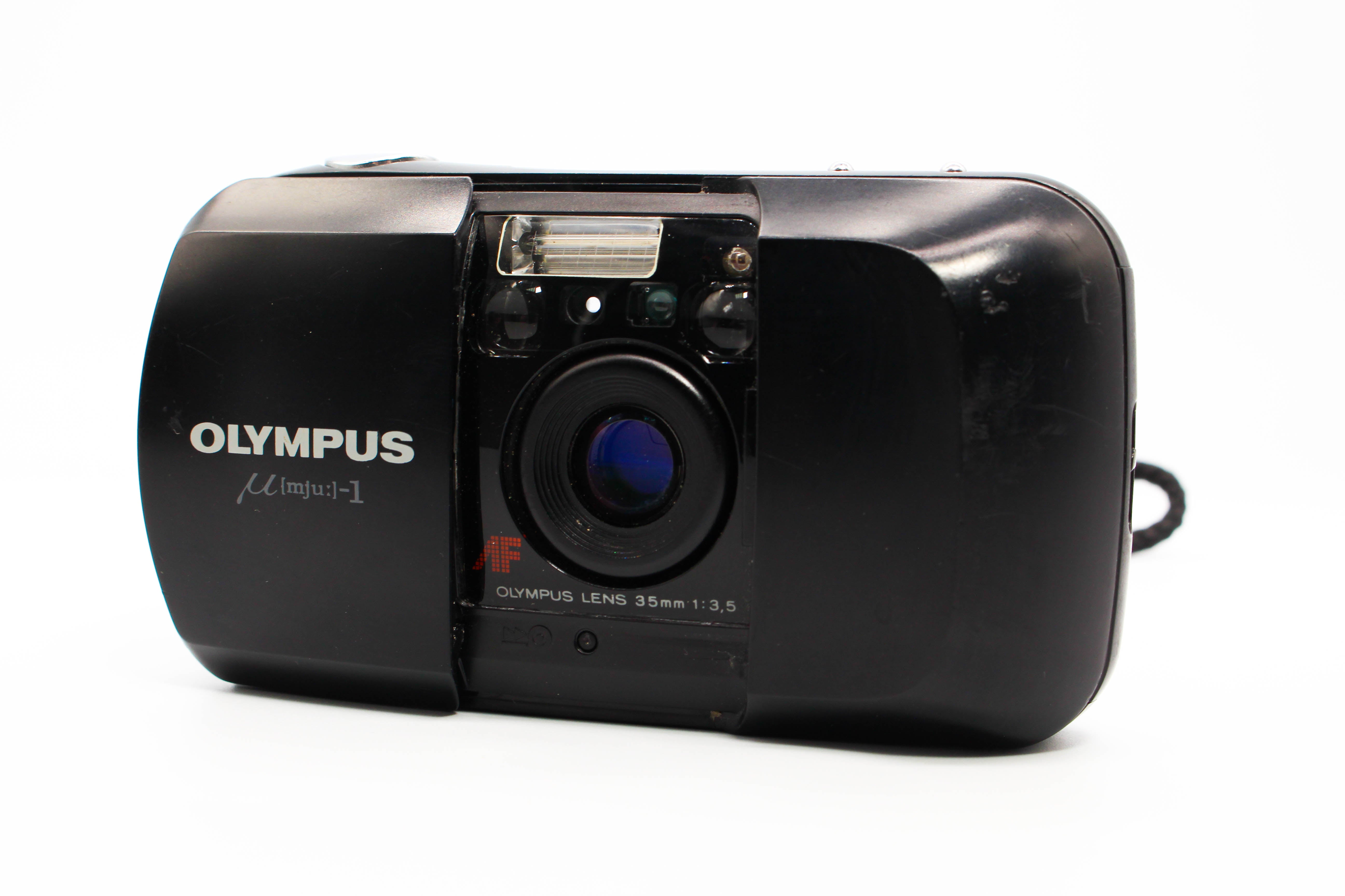 Olympus MJU-1 35mm Film Compact Point And Shoot Camera With 35mm F3.5 Lens - Tested Good
