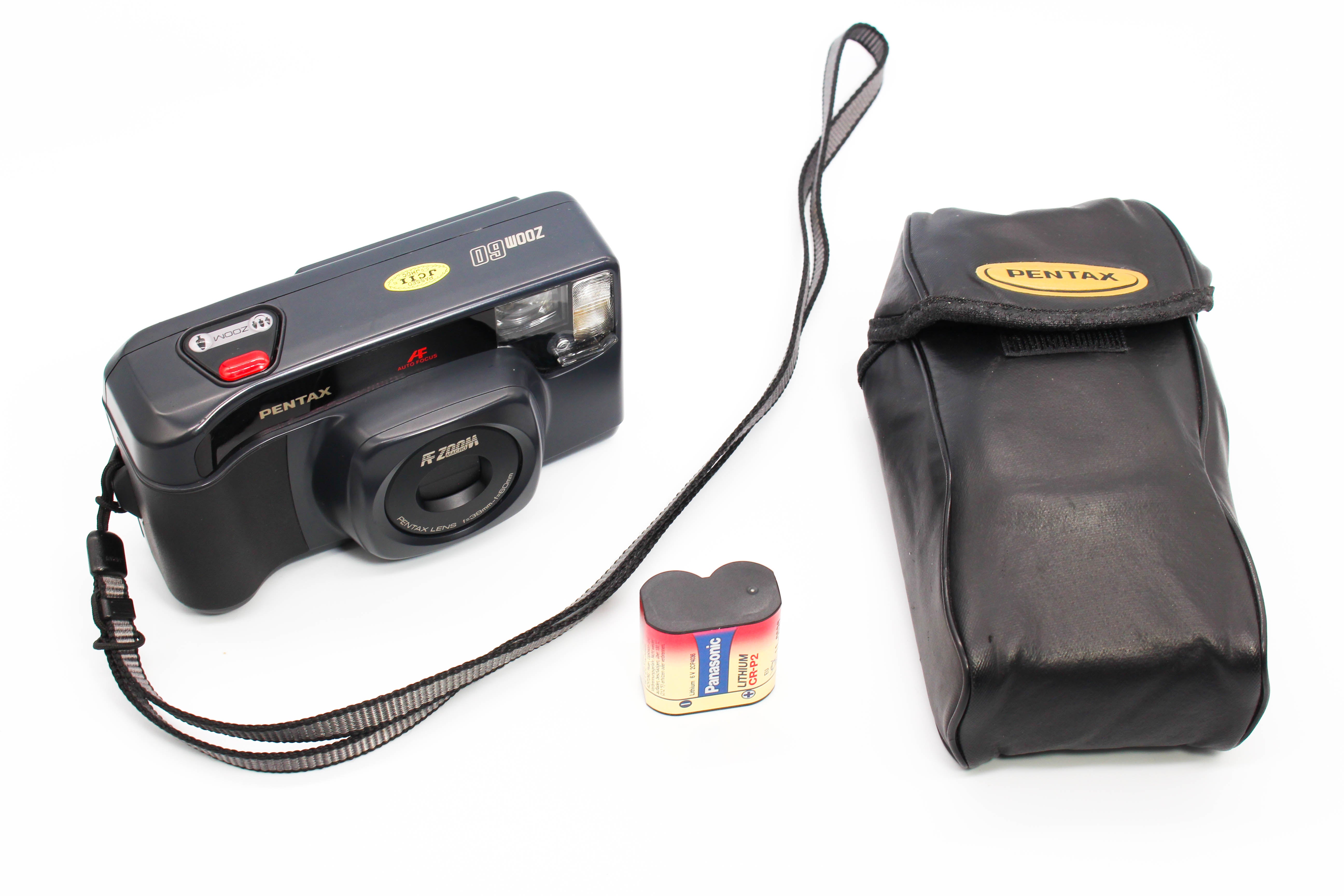 Pentax AF Zoom 60 35mm Film Point and Shoot Camera - Tested Bundle