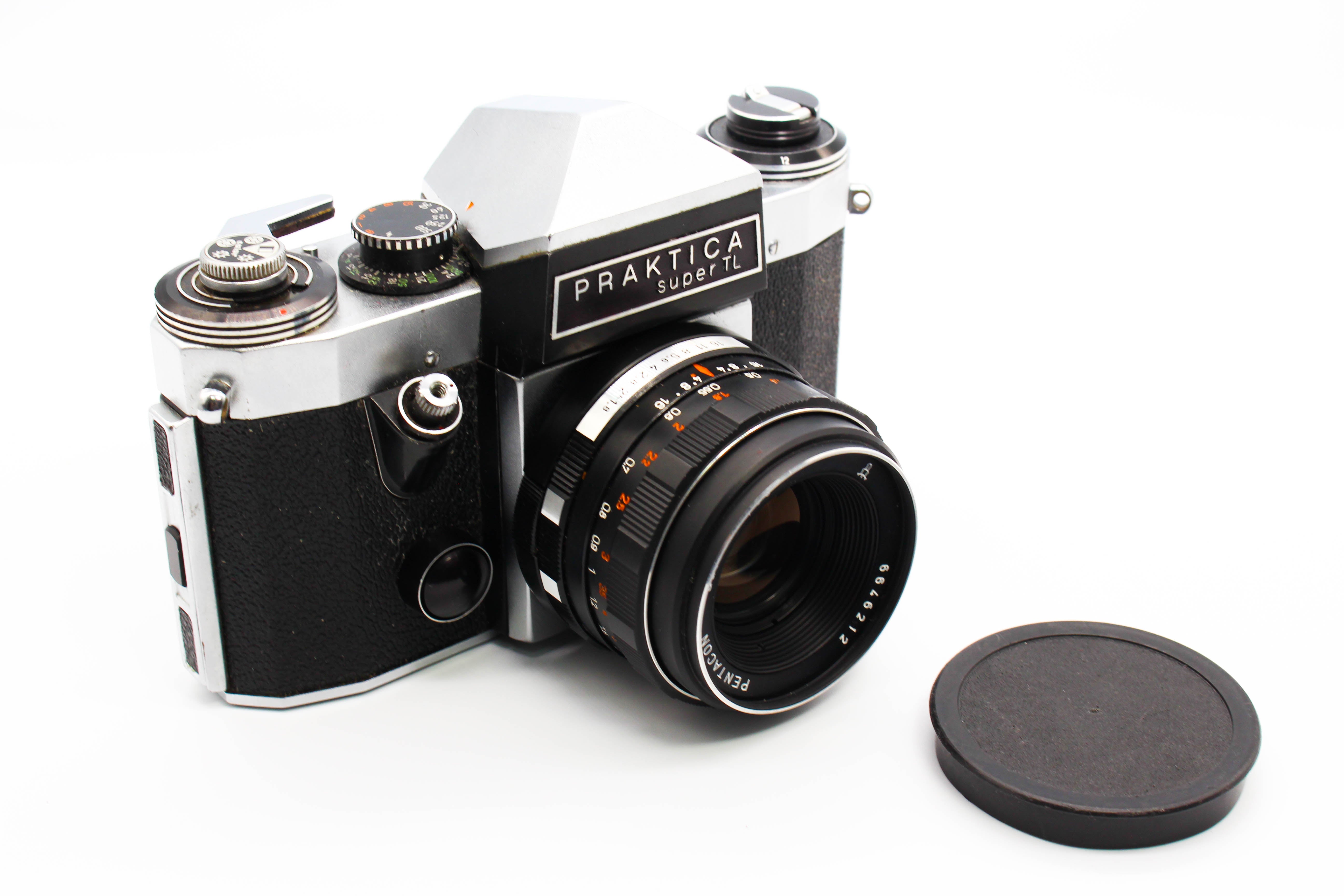 Praktica Super TL 35mm Film SLR Camera With Pentacon Auto f/1.8 50mm Lens - Tested