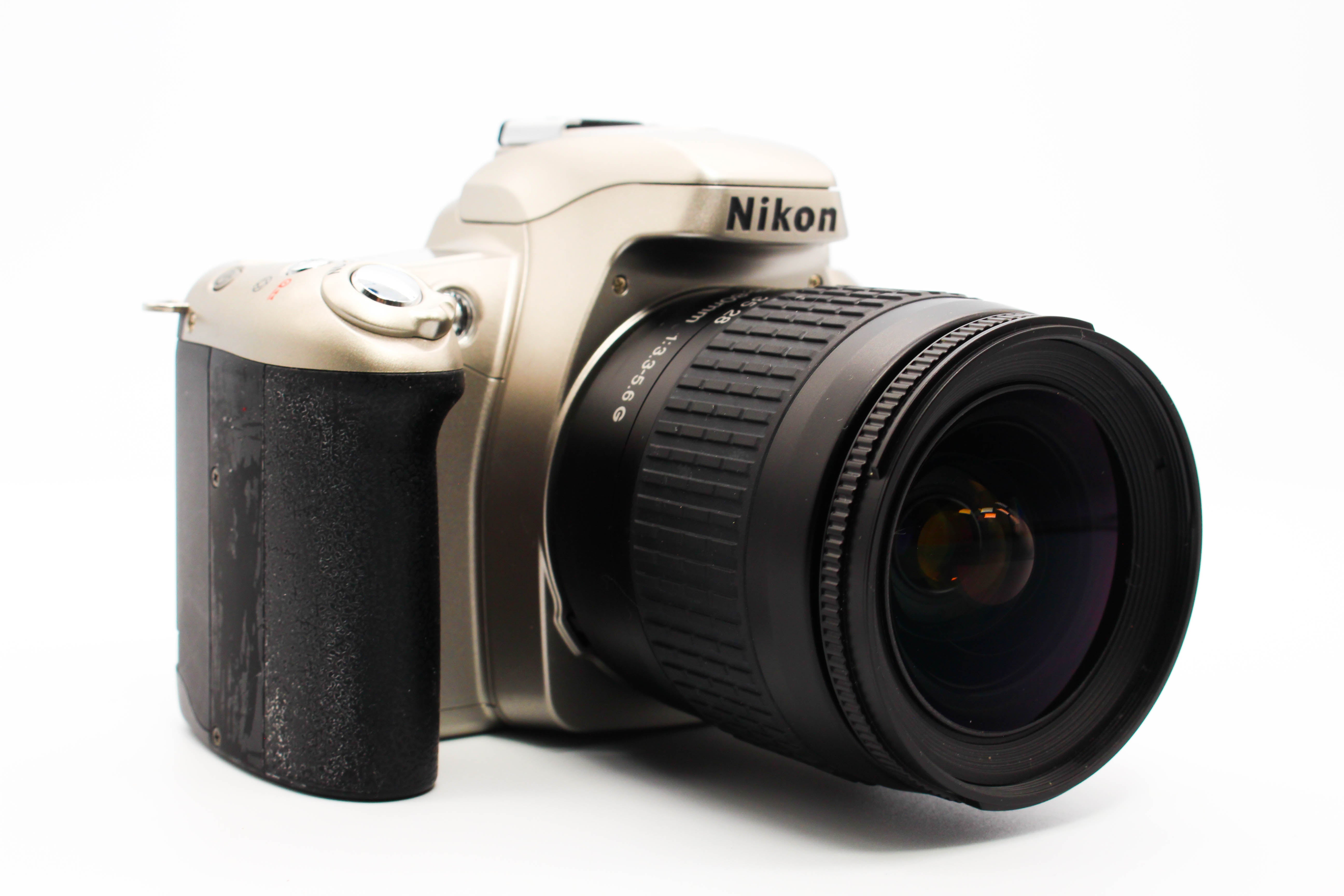 Nikon F55 35mm Film SLR Camera With Nikon 28-80mm Lens - Tested Bundle Good