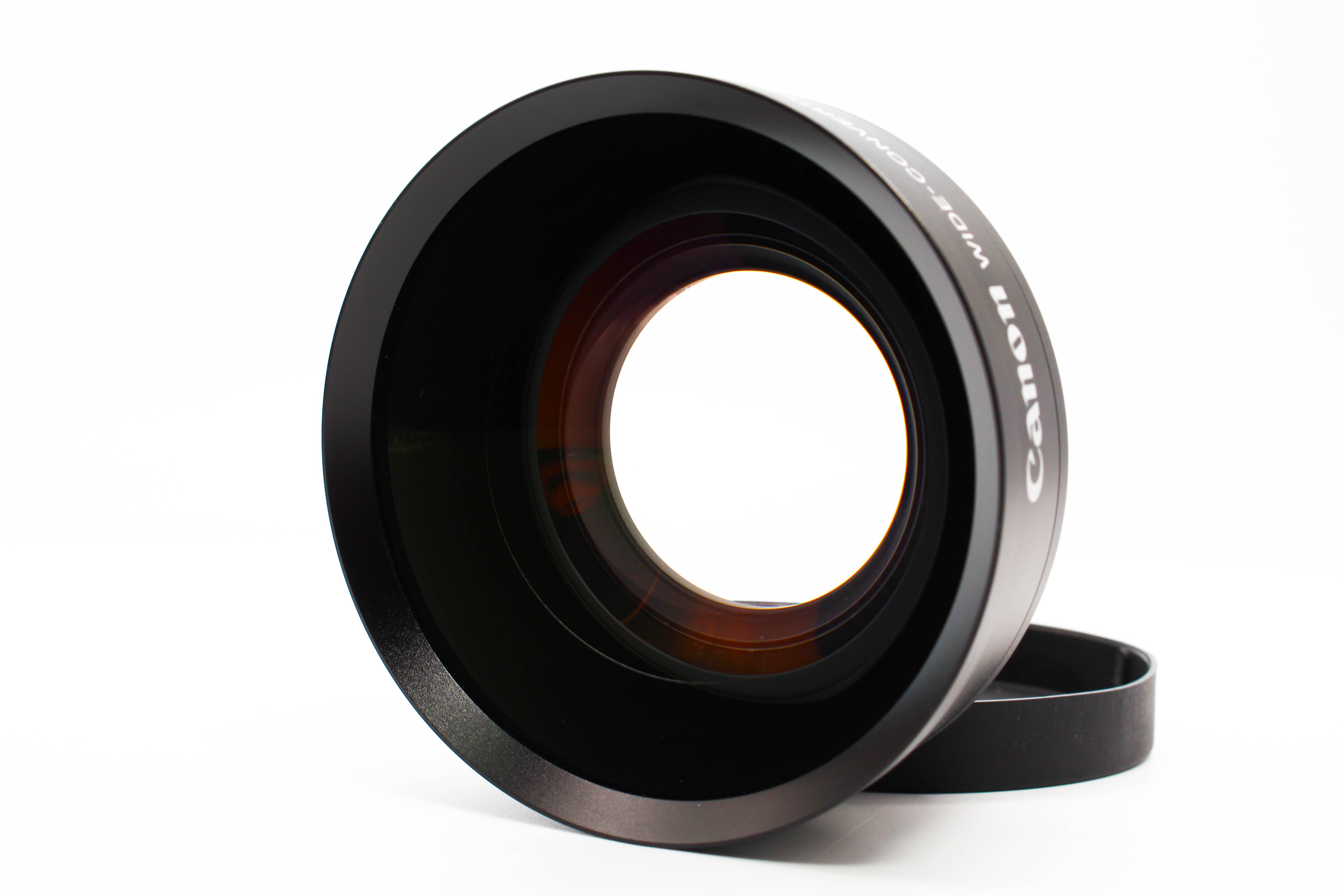 Canon WD-58 0.7x 58mm Wide Angle Converter Lens For Camcorder Camera - Tested Bundle Excellent