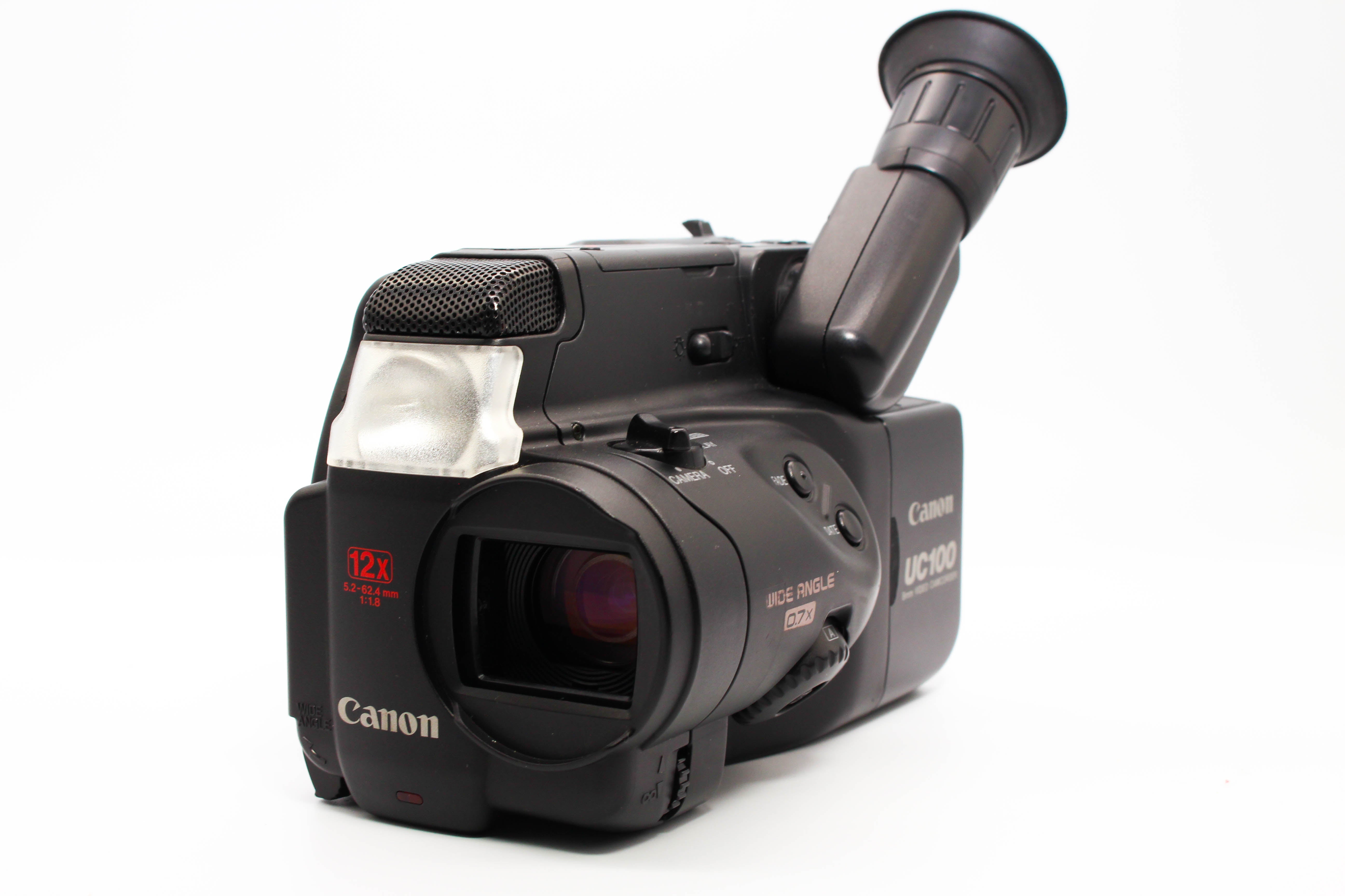 Canon UC100E Video8 8mm Handycam Camcorder Camera - Tested Bundle Excellent