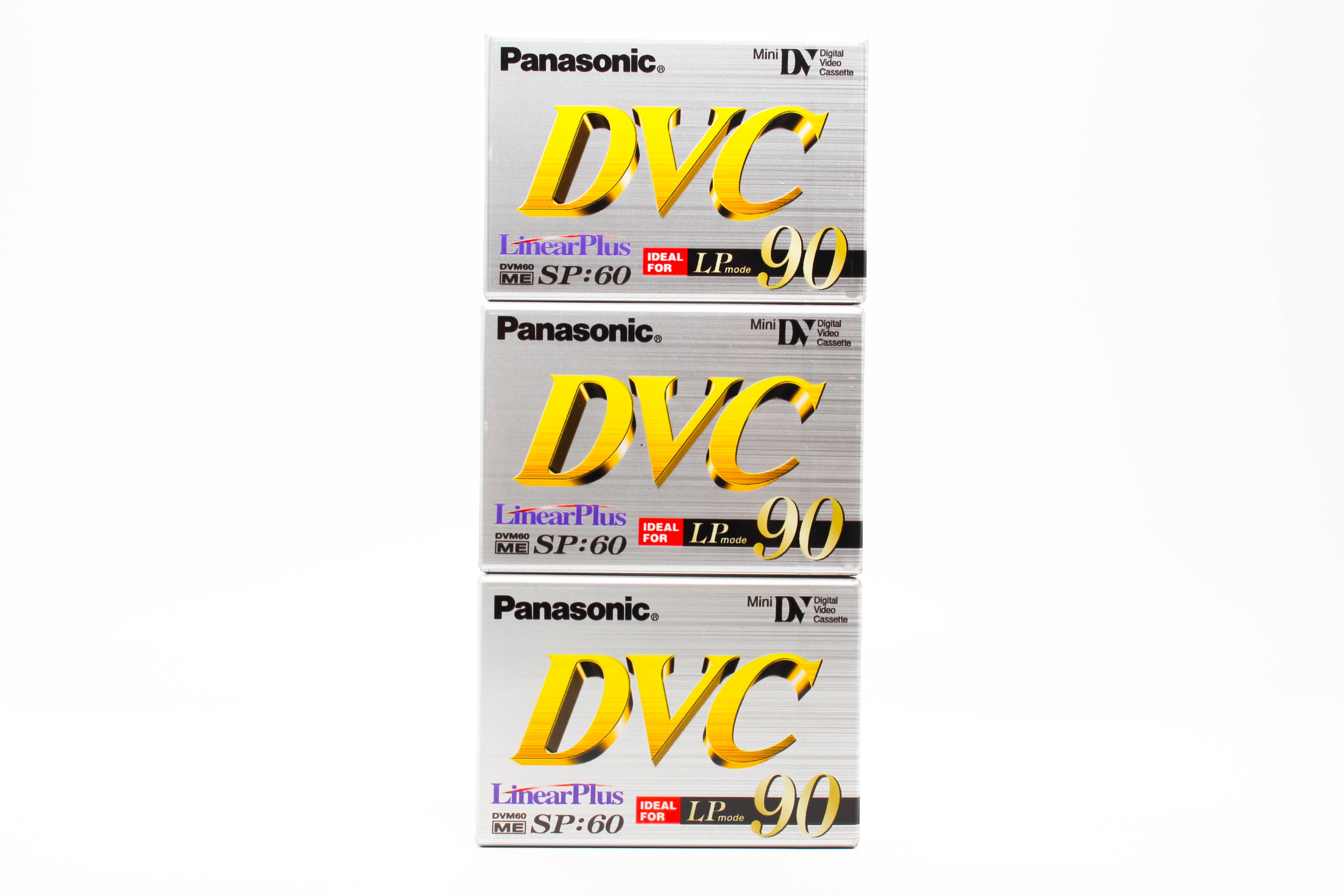 Panasonic AY-DVM60EF MiniDV Digital Video Cassette Tape 3 Pack - Brand New