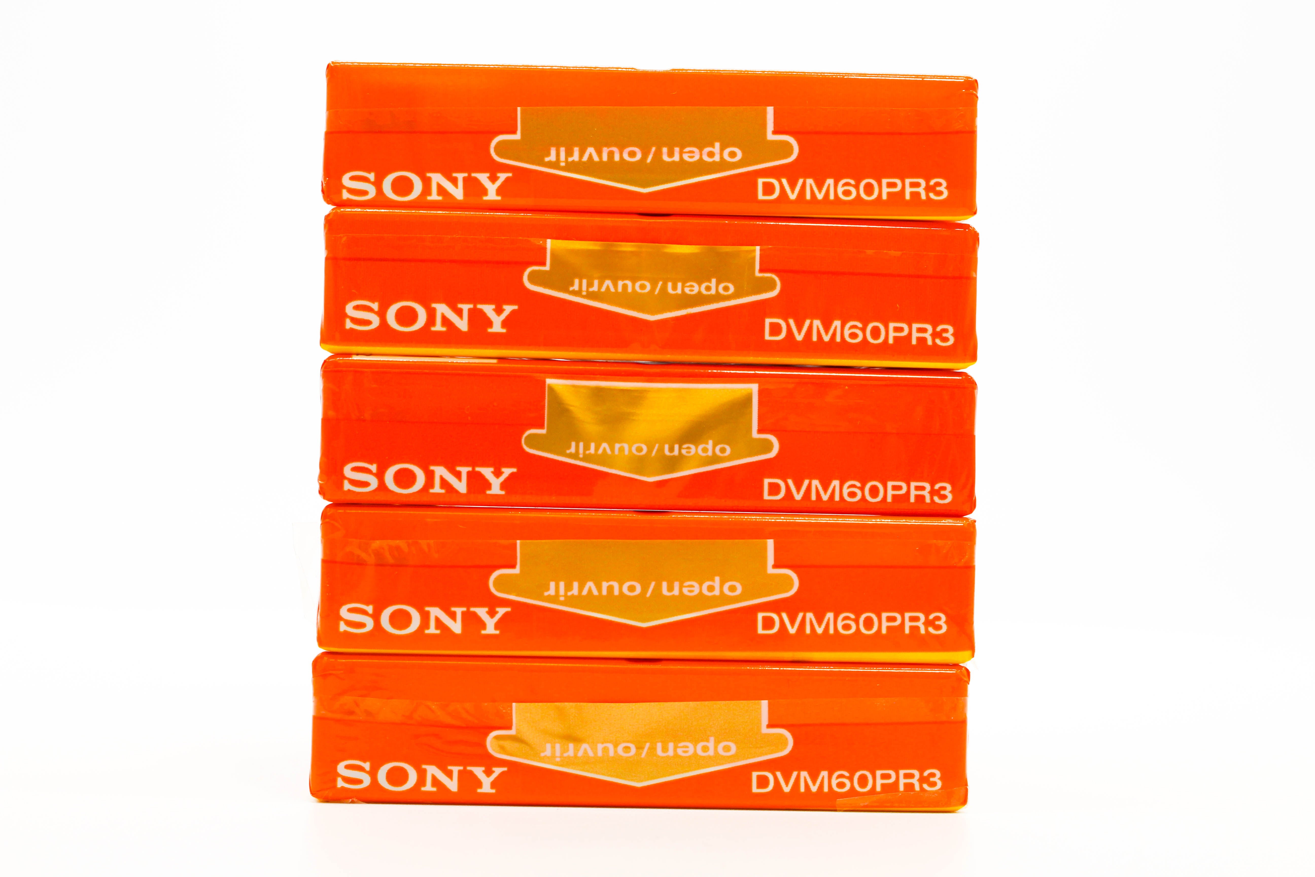Sony DVM60PR3 MiniDV Premium Digital Video Cassette Tape 5 Pack - Brand New
