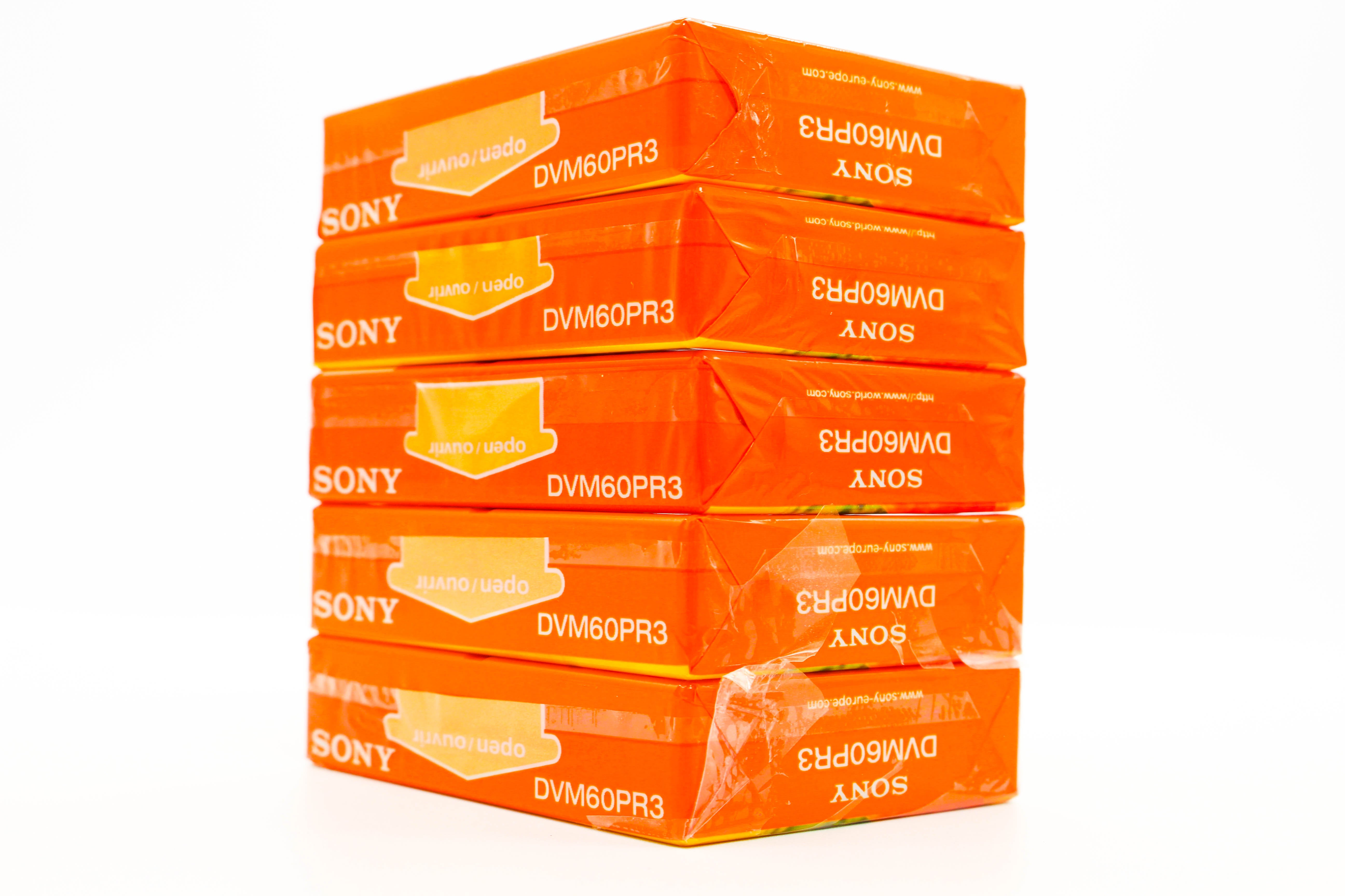 Sony DVM60PR3 MiniDV Premium Digital Video Cassette Tape 5 Pack - Brand New