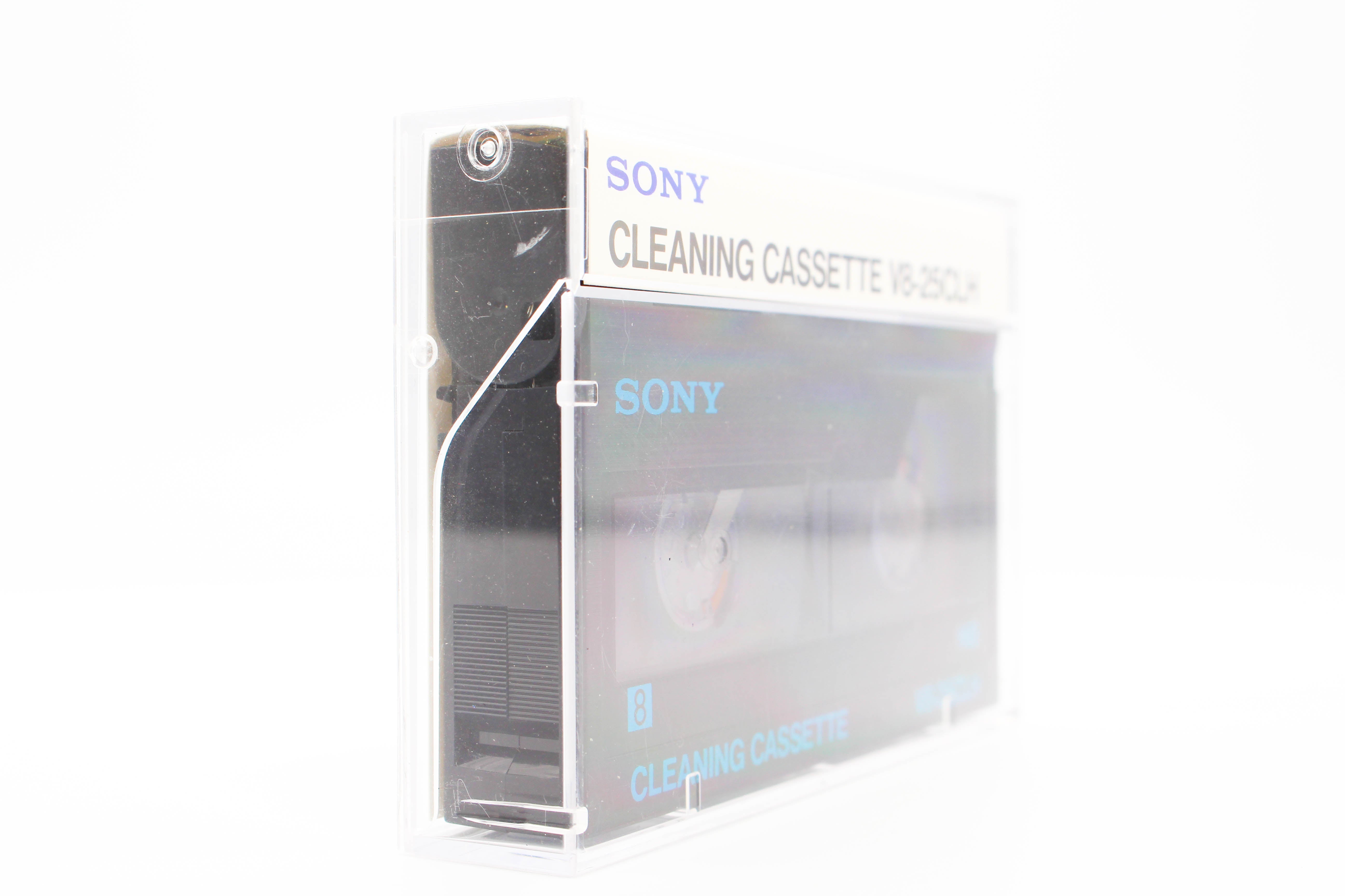 Sony V8-25CLH Digital8 Hi8 Video8 8mm Cleaning Cassette Head Cleaner Tape - Tested Excellent