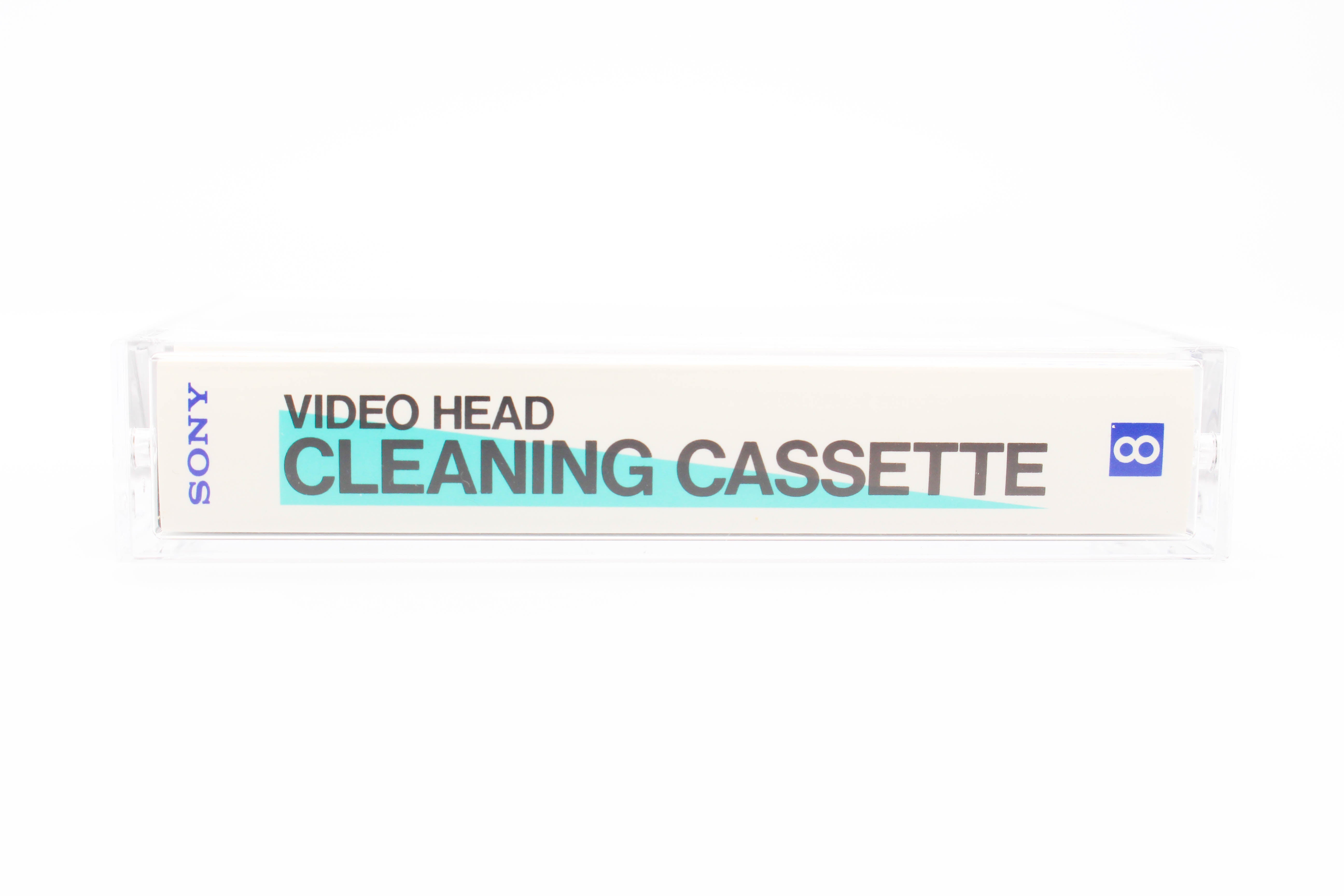 Sony V8-25CLH Digital8 Hi8 Video8 8mm Cleaning Cassette Head Cleaner Tape - Tested Excellent