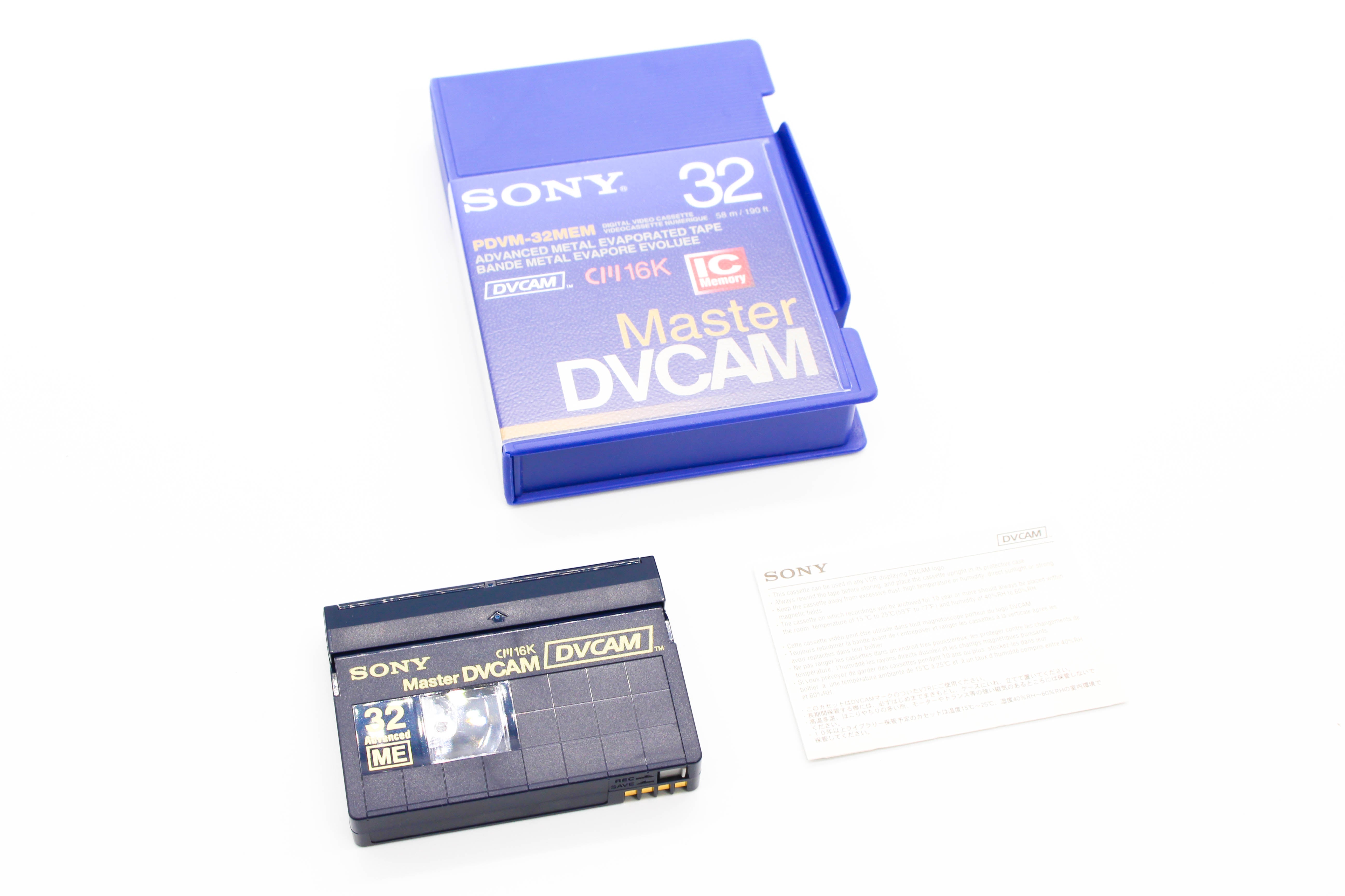 Sony PDVM-32MEM Mini DVCAM Professional Digital Video Cassette Tape - Brand New