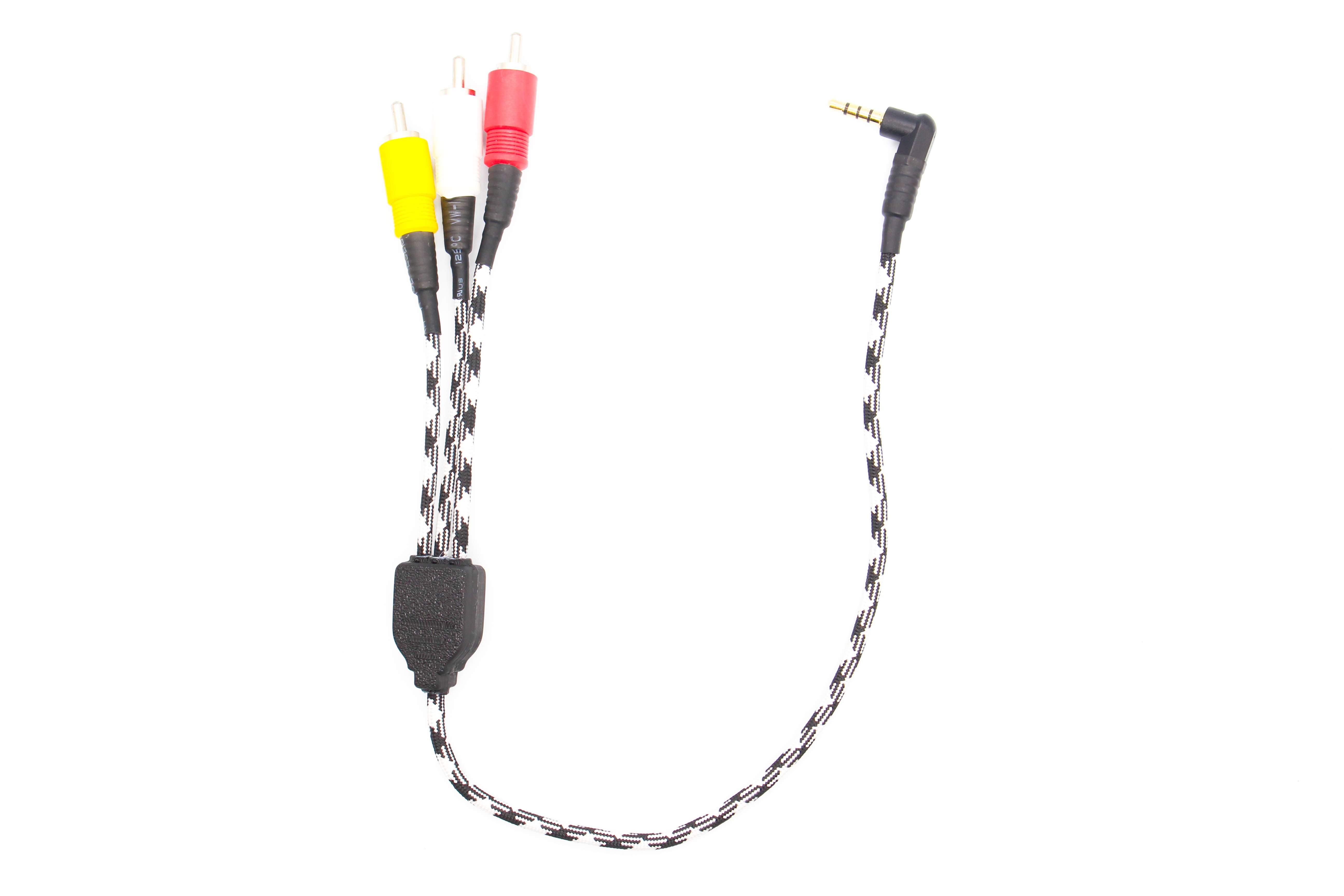 SDS ImmersionRC Powerplay FPV DVR Cable RCA to AV 3.5mm Jack For Hi8 MiniDV Video Camcorders