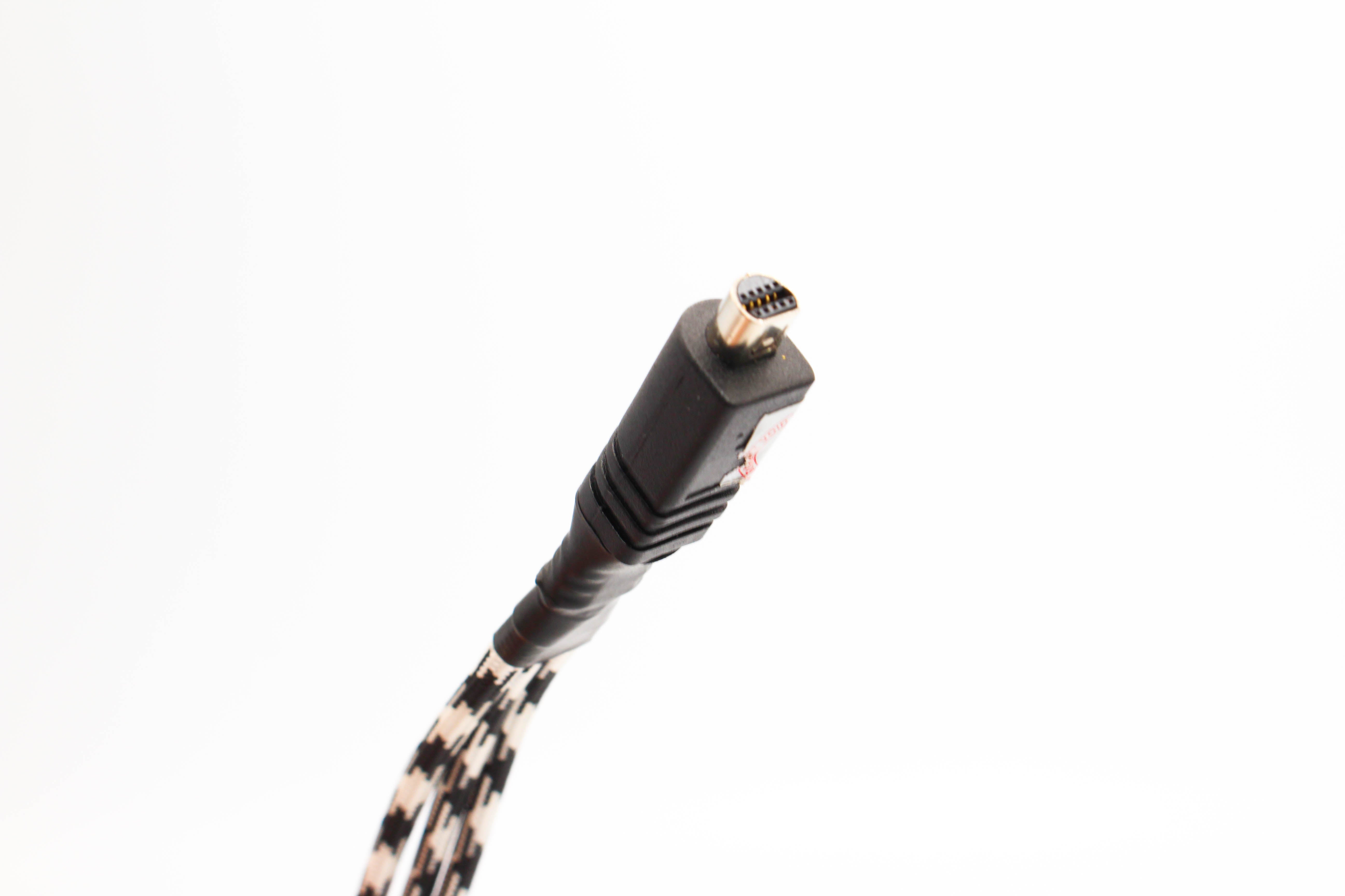 SDS ImmersionRC Powerplay FPV DVR Cable Sony 10-Pin to AV 3.5mm Jack For MiniDV Video Camcorders (Copy)