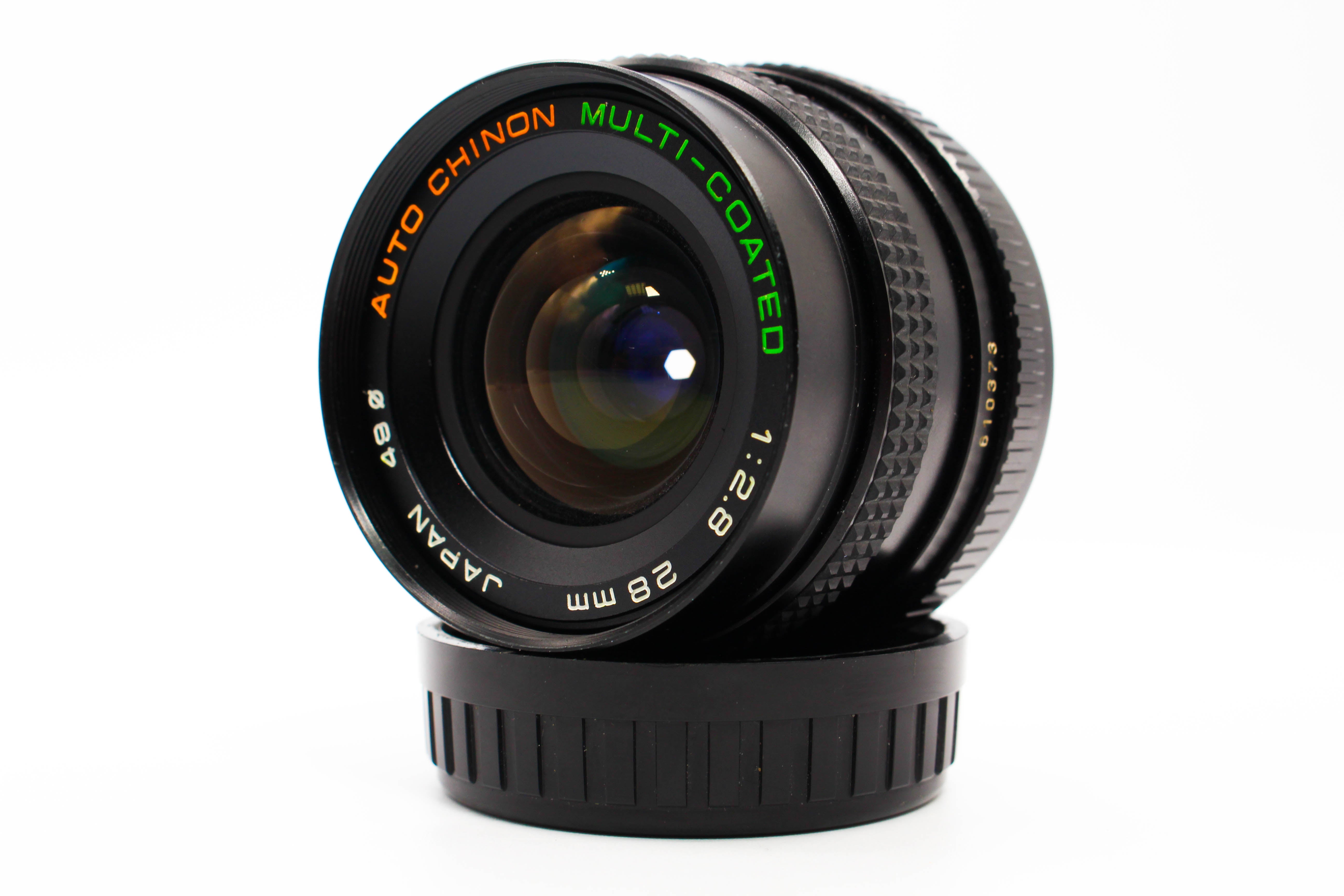 Chinon Auto 28mm 2.8 MC Wide Angle Pentax K Mount Lens - Tested Good