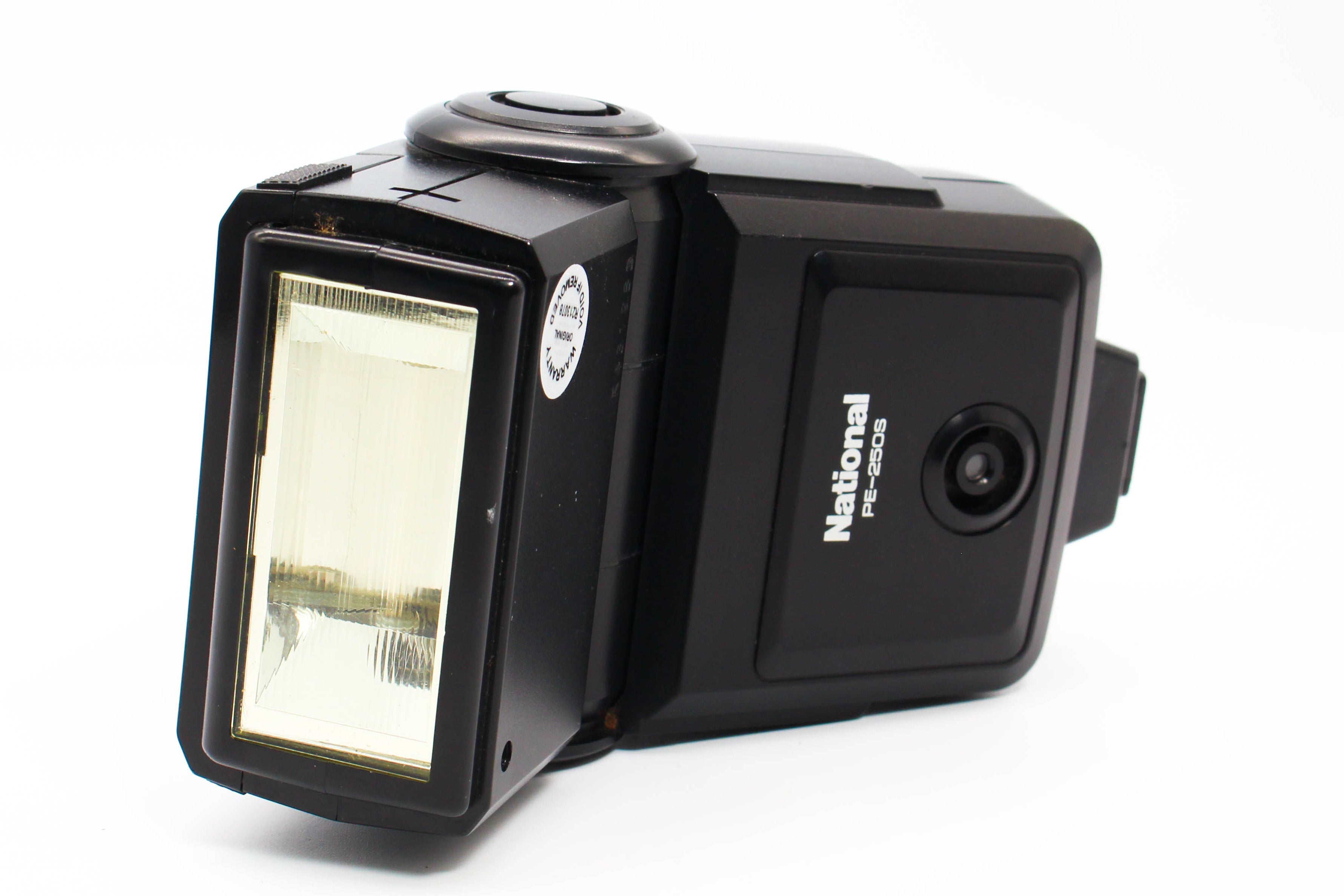 National PE 25OS Hot Shoe Flash For Vintage Film Photo Cameras - Tested Excellent