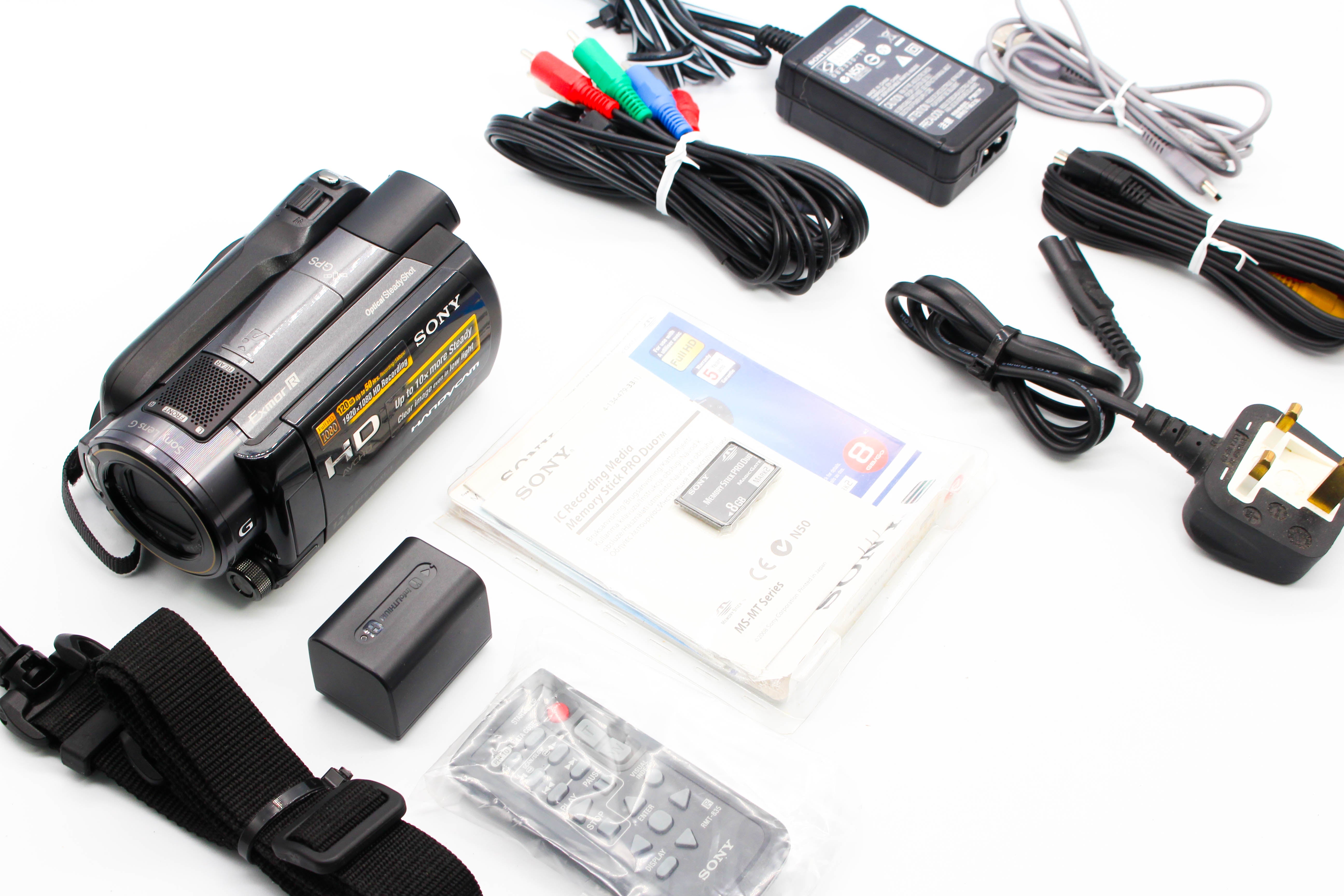 Sony HDR-XR500 HDD HD Digital Video Handycam Camcorder Camera - Tested Bundle Excellent