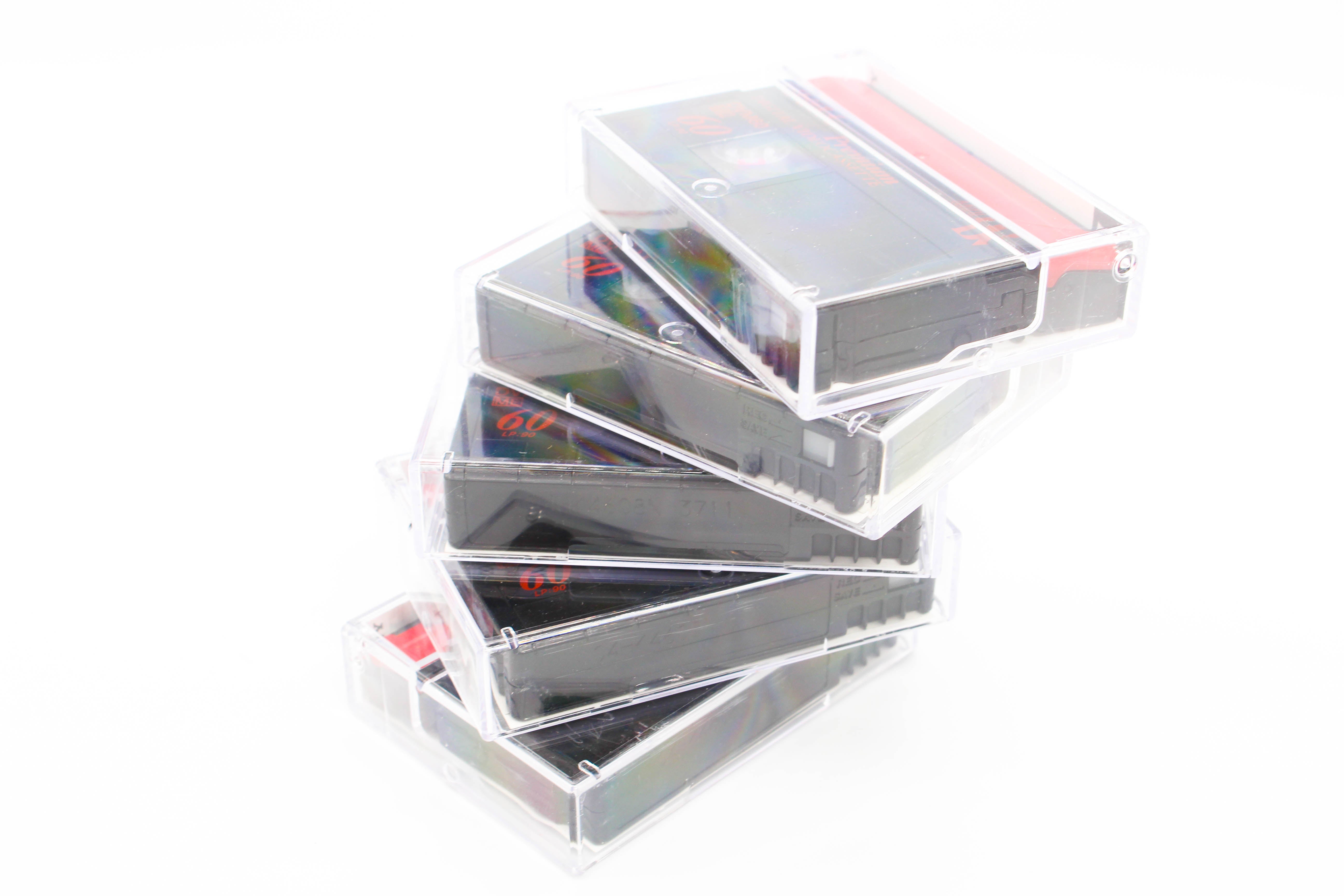 Sony DVM60ME MiniDV Premium Digital Video Cassette Tape 5 Pack Red - Tested Used