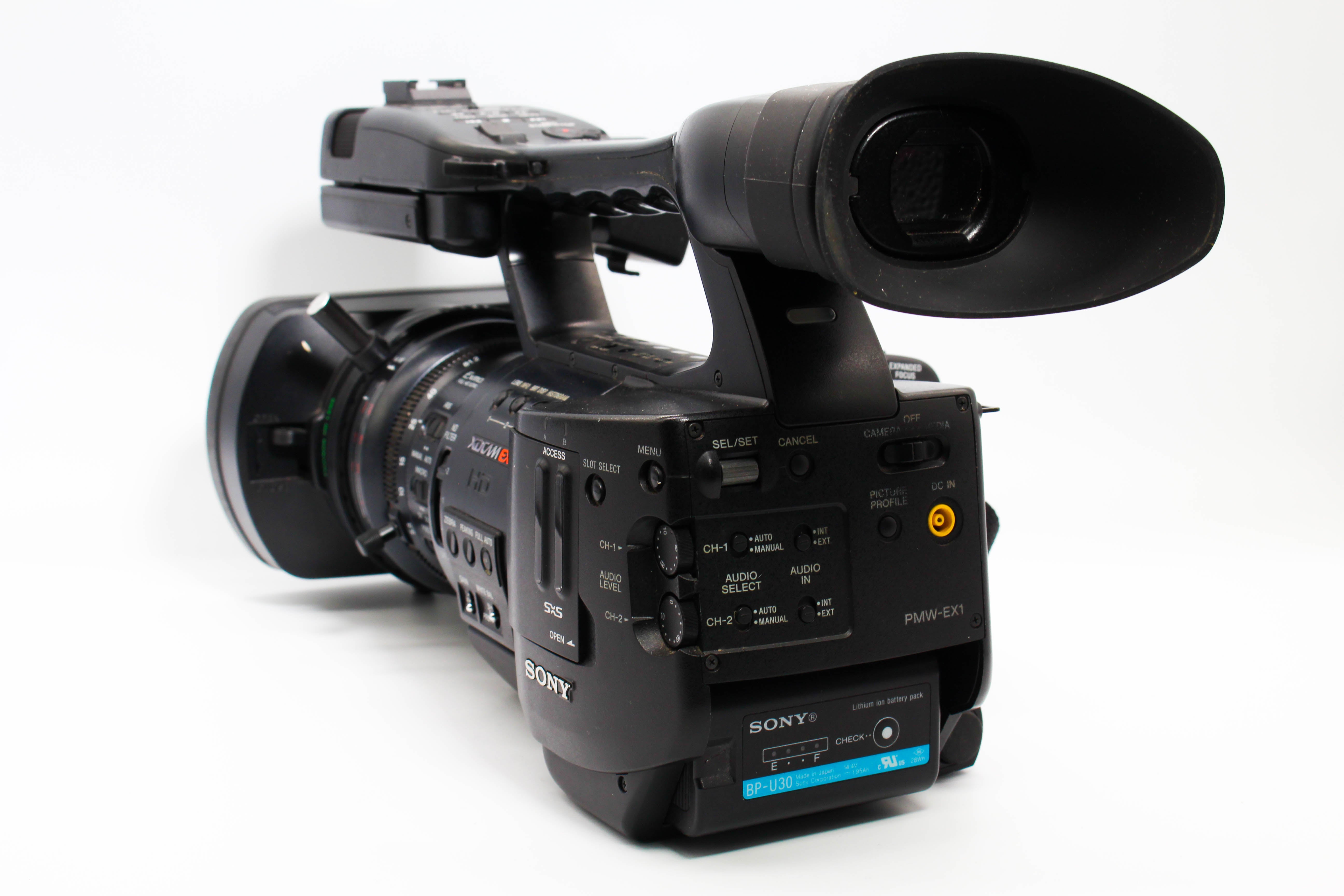 Sony PMW-EX1 SxS Card HD Digital Video Camcorder Camera - Tested Bundle Good