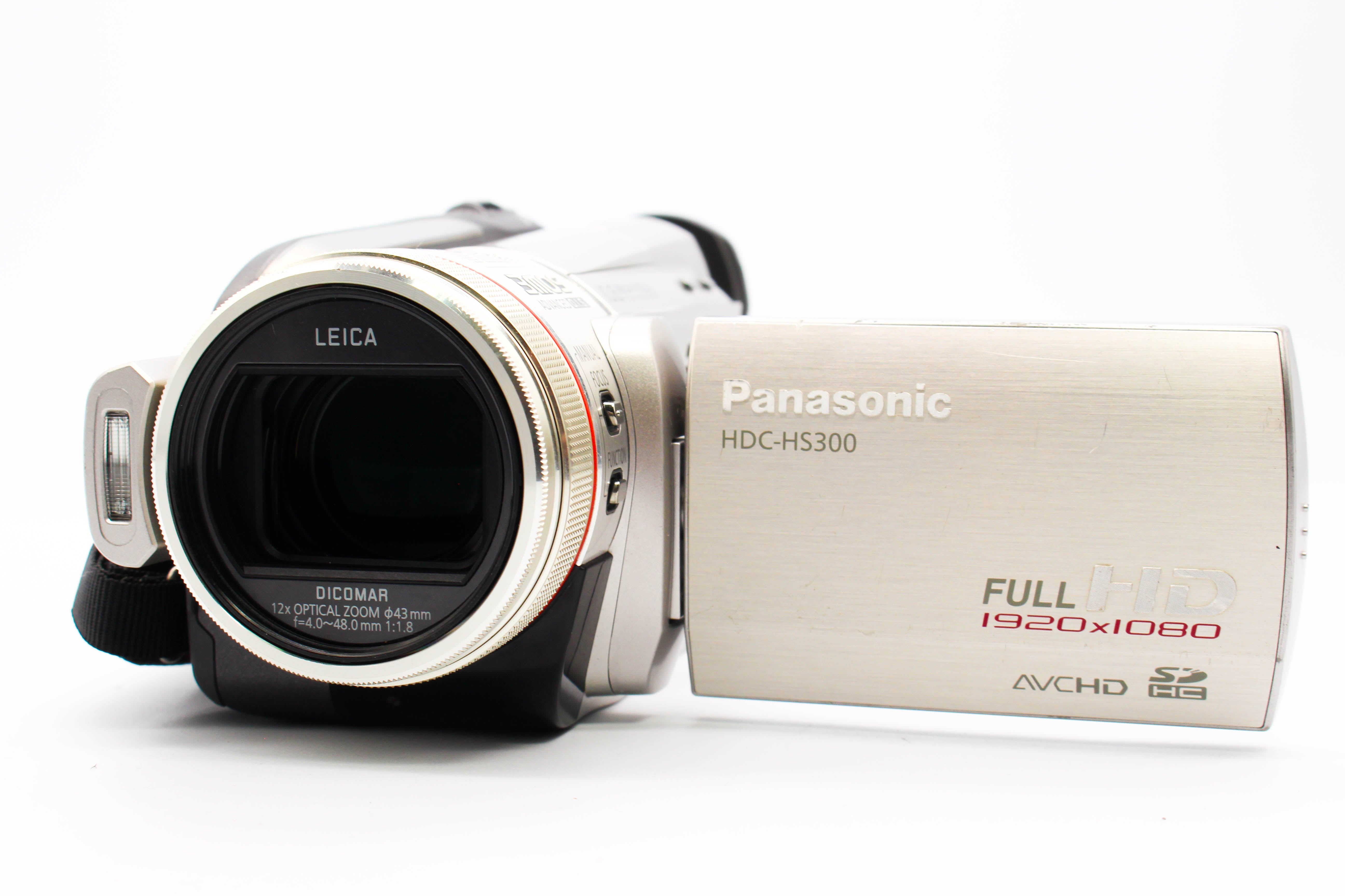 Panasonic HDC-HS300 HD HDD Video Handycam Camcorder Camera - Tested Bundle Excellent