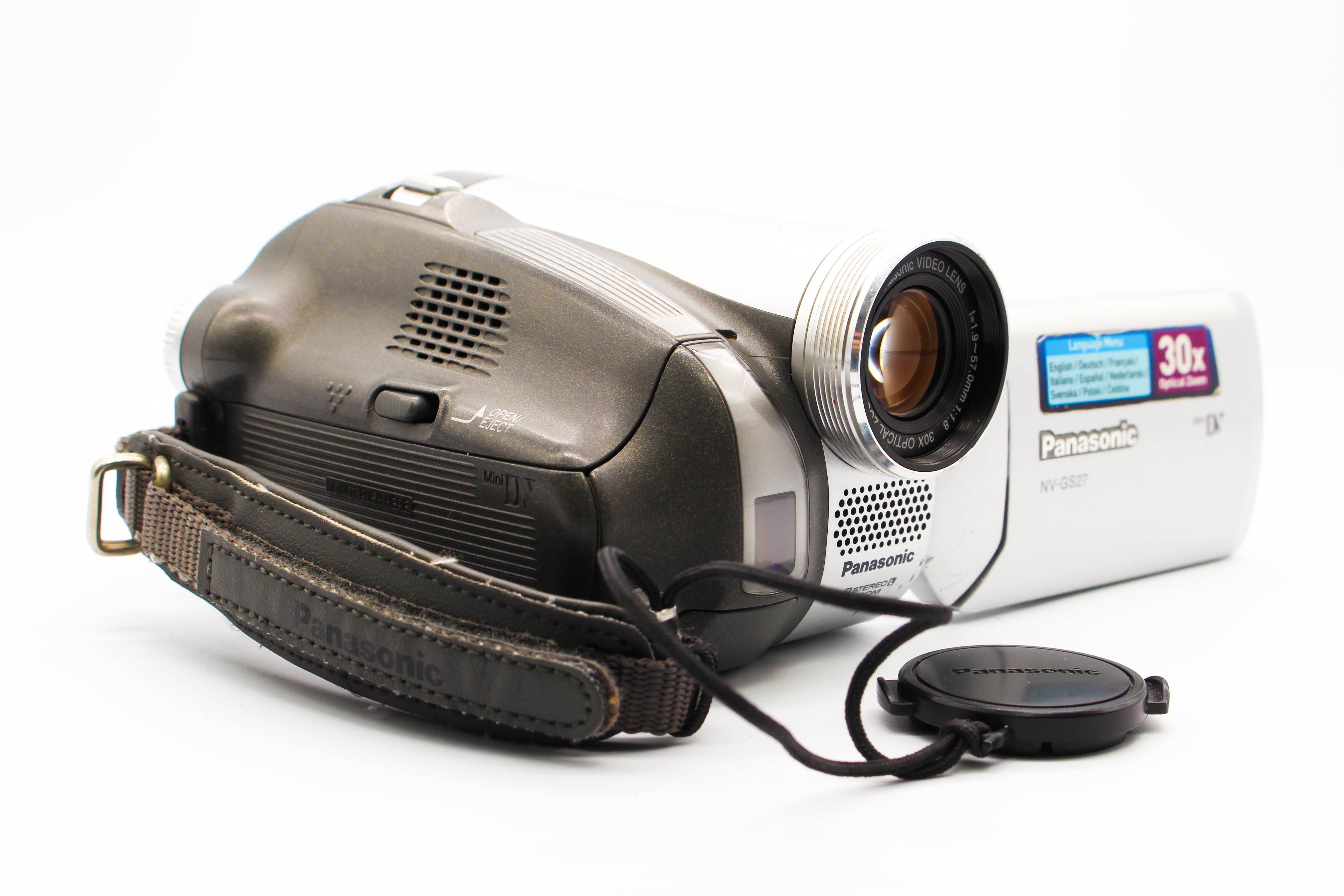 Panasonic NV-GS27 MiniDV Video Handycam Camcorder Camera - Tested Bundle Excellent