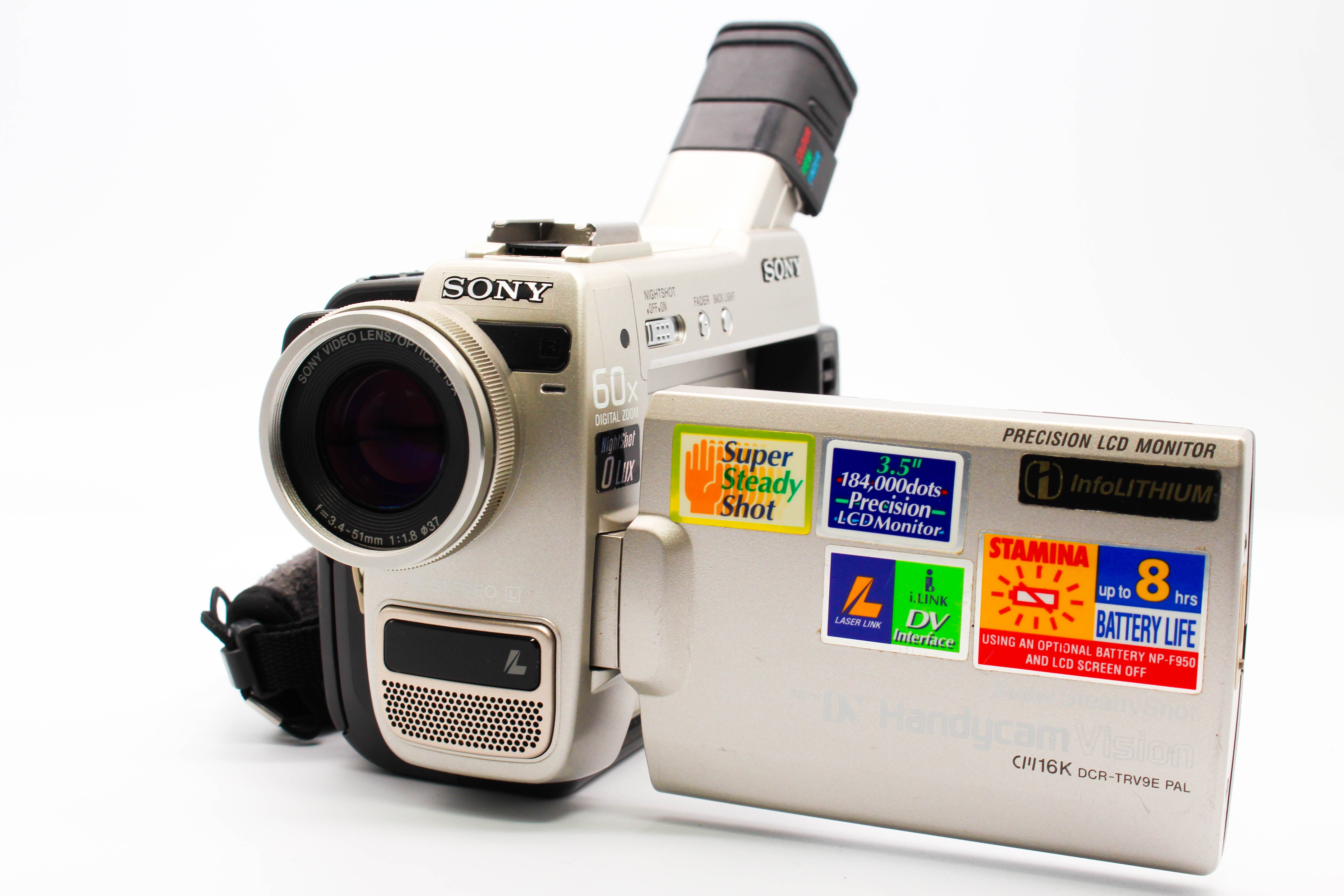 Sony DCR-TRV9E MiniDV Tape Video Handycam Camcorder Camera - Tested Bundle Excellent