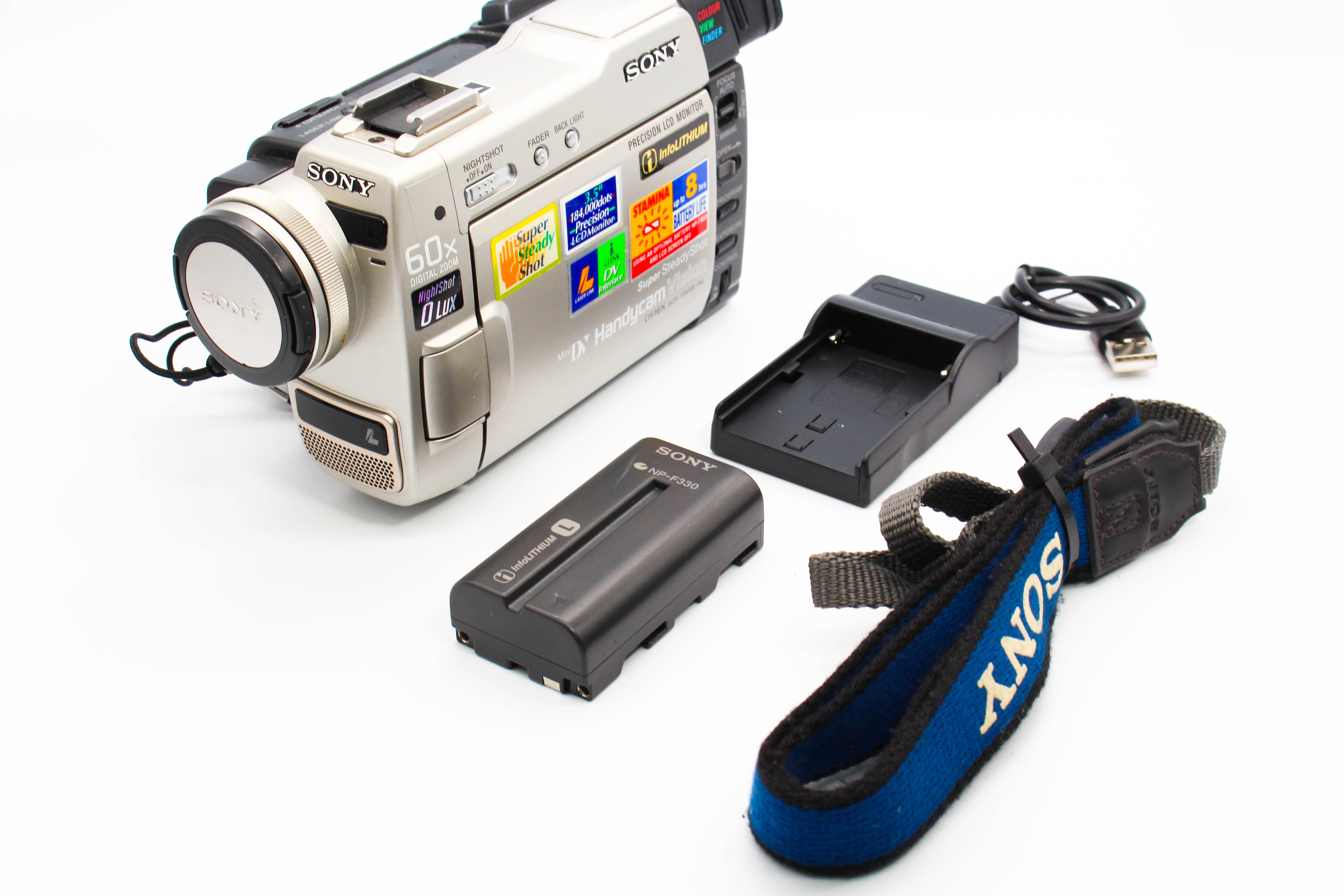 Sony DCR-TRV9E MiniDV Tape Video Handycam Camcorder Camera - Tested Bundle Excellent