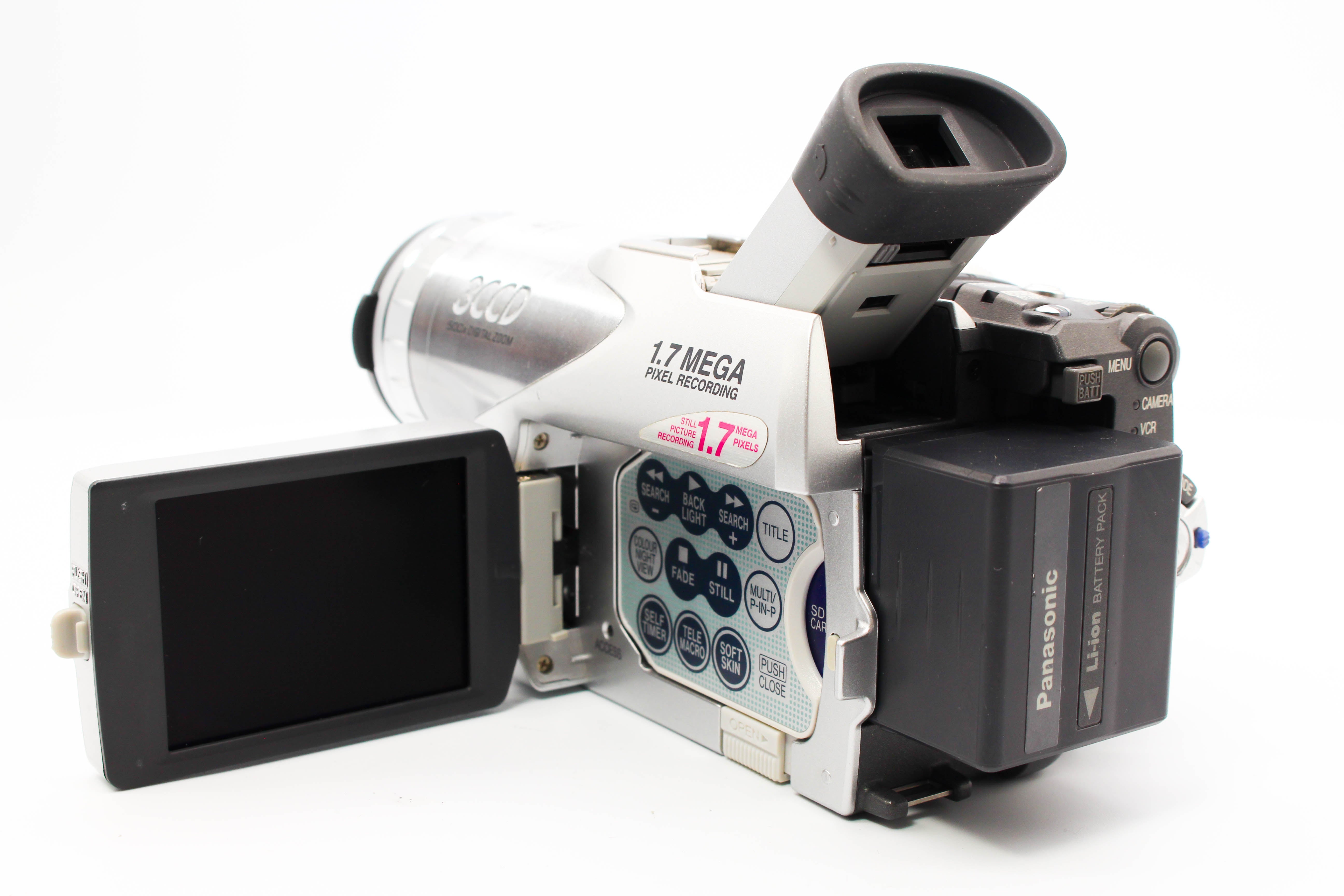 Panasonic NV-GS70 MiniDV Digital Video Handycam Camcorder Camera - Tested Bundle Excellent