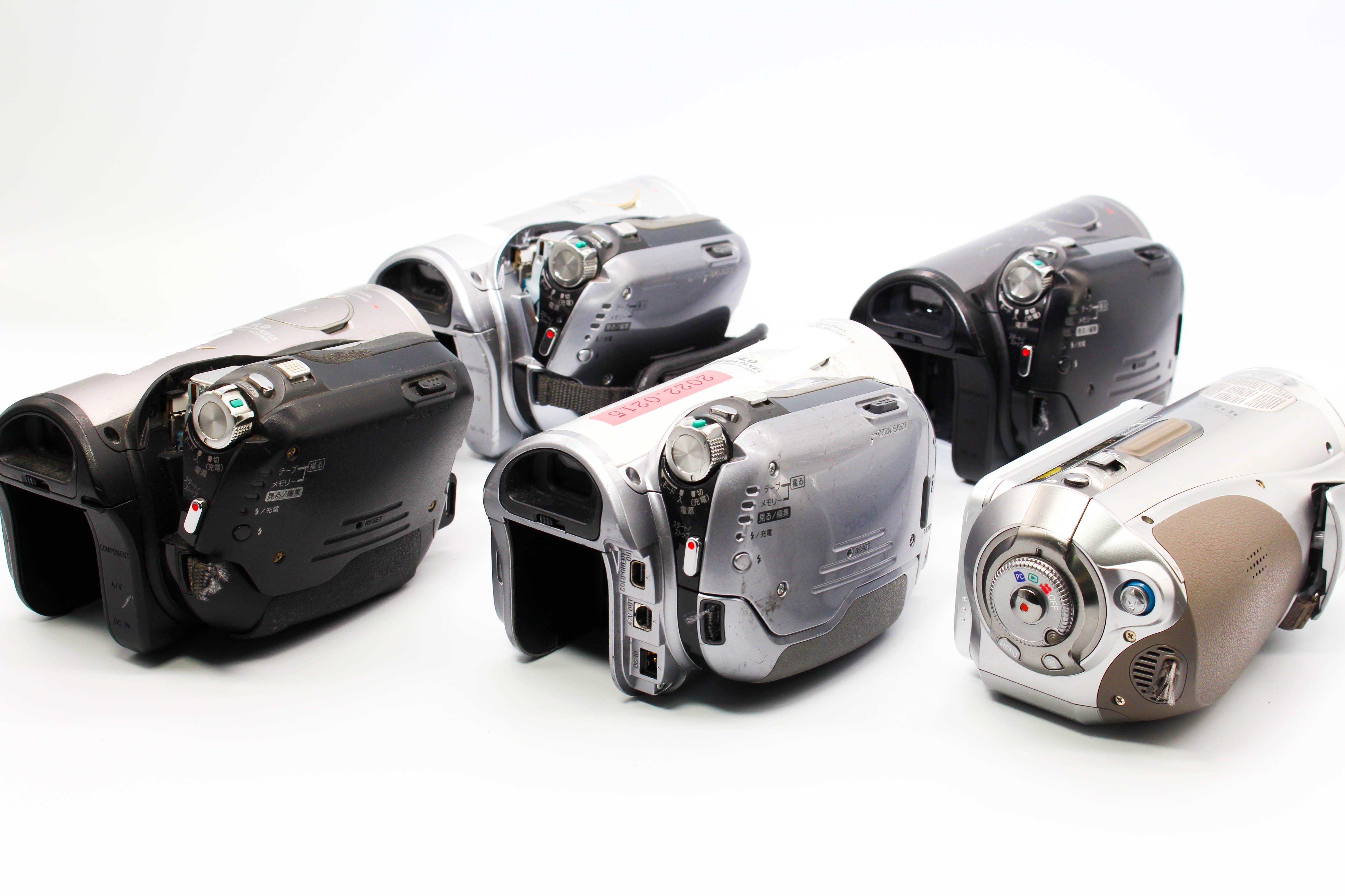 Assorted Faulty Sony HD MiniDV Digital Video Handycam Camcorder Cameras Inc. Sony DCR-HC3 Panasonic HDC-SD1