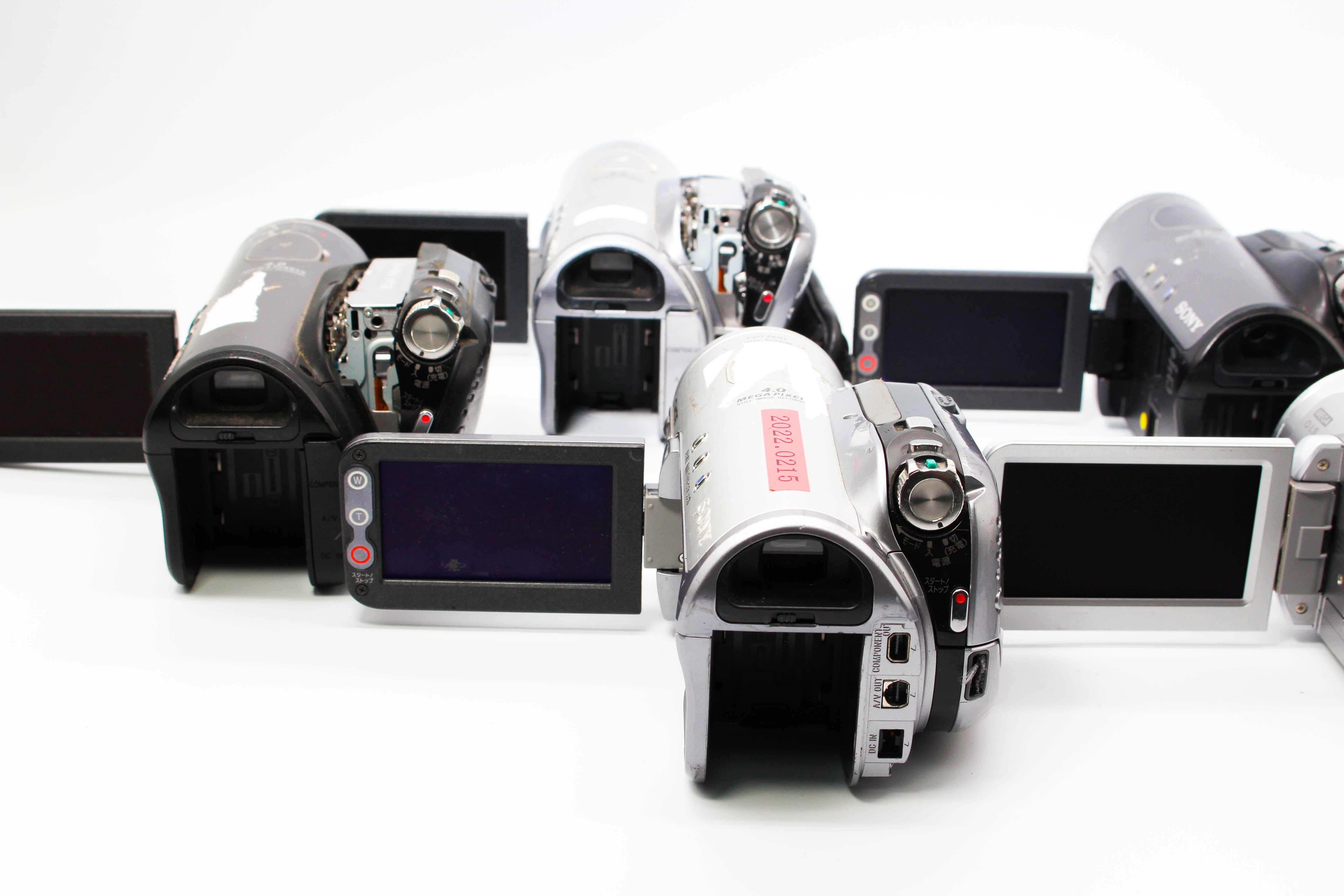 Assorted Faulty Sony HD MiniDV Digital Video Handycam Camcorder Cameras Inc. Sony DCR-HC3 Panasonic HDC-SD1