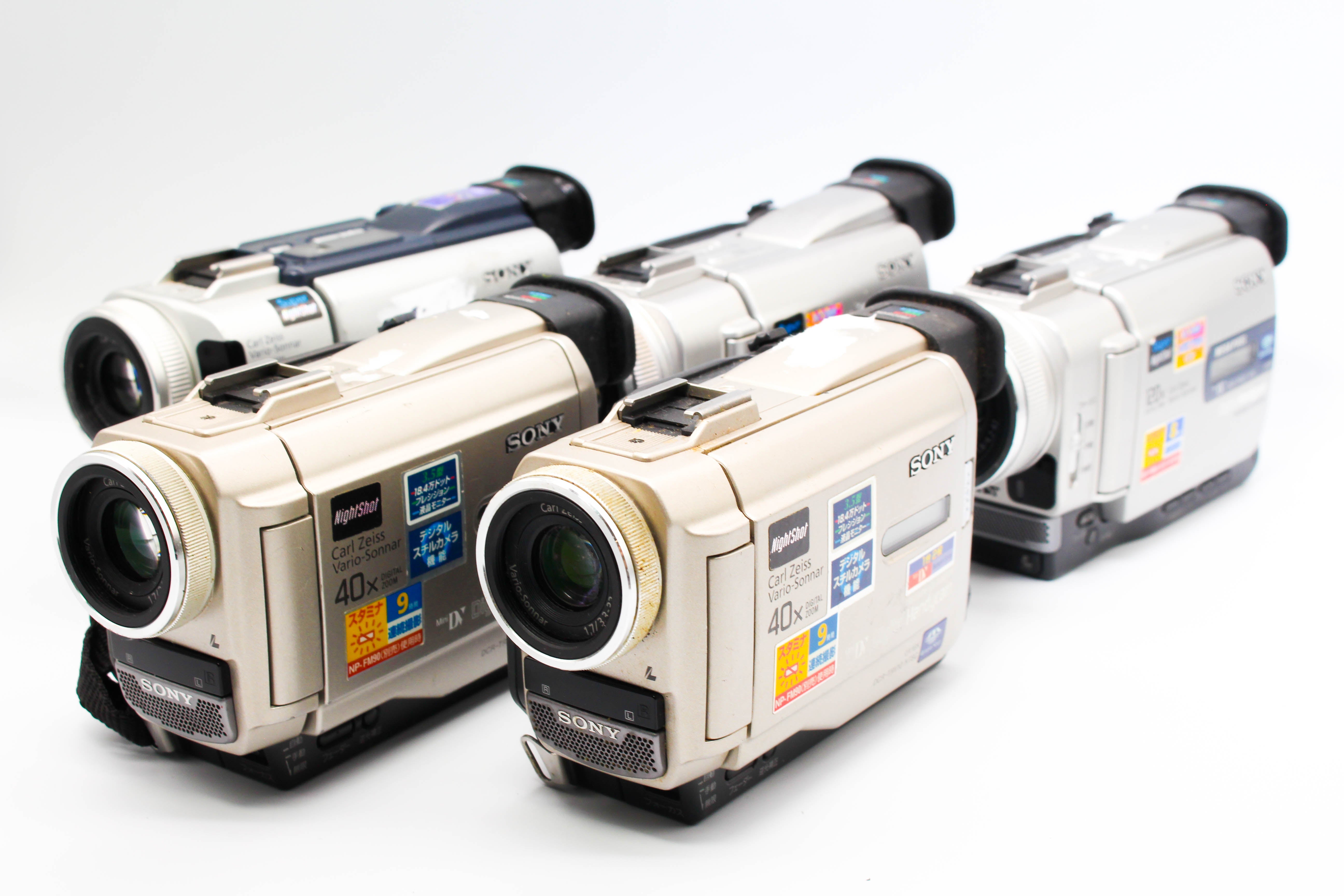 Assorted Faulty Sony MiniDV Digital Video Handycam Camcorder Cameras Inc. Sony DCR-TRV10 DCR-TRV20