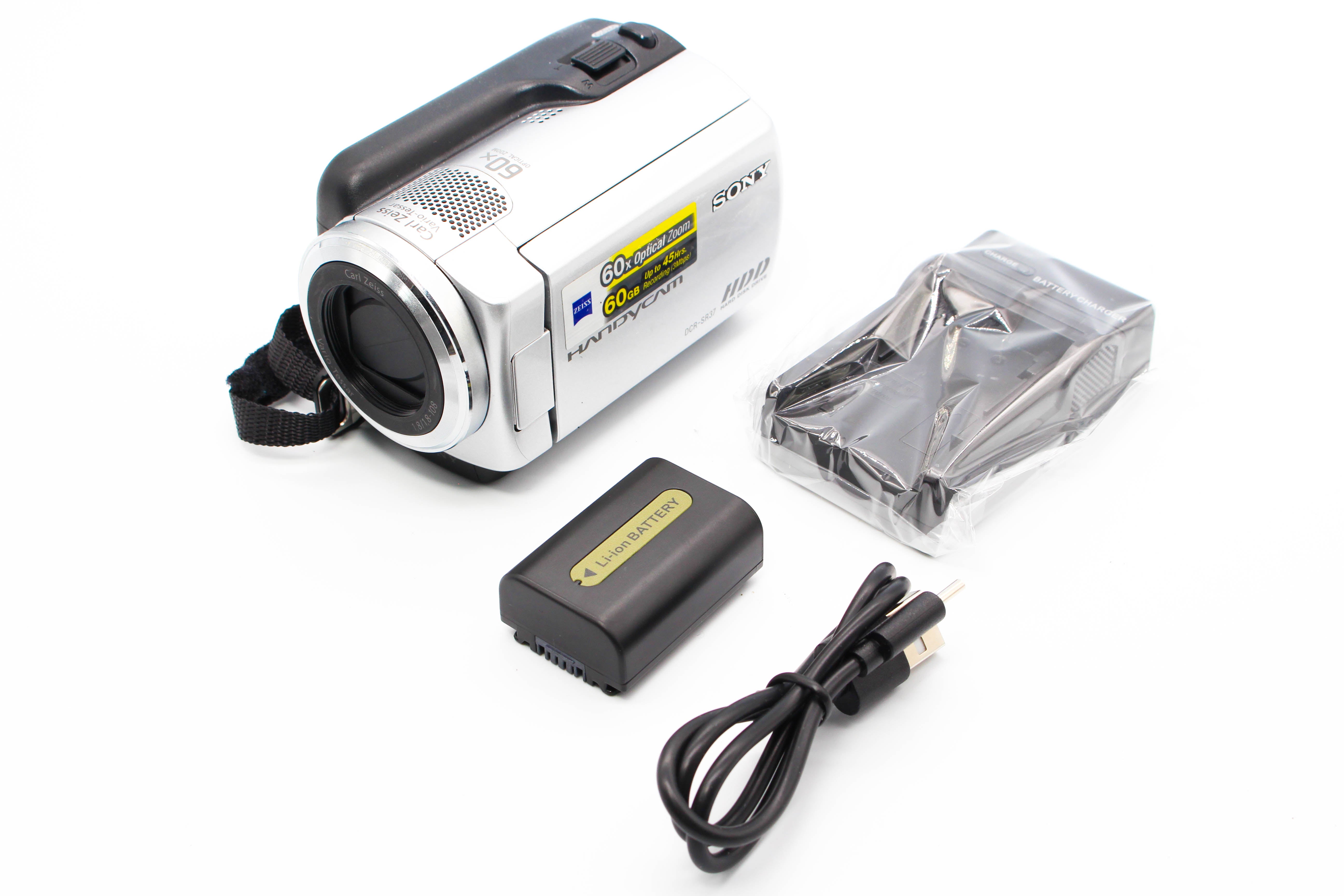 Sony DCR-SR37E HDD HD Digital Video Handycam Camcorder Camera - Tested Bundle Excellent