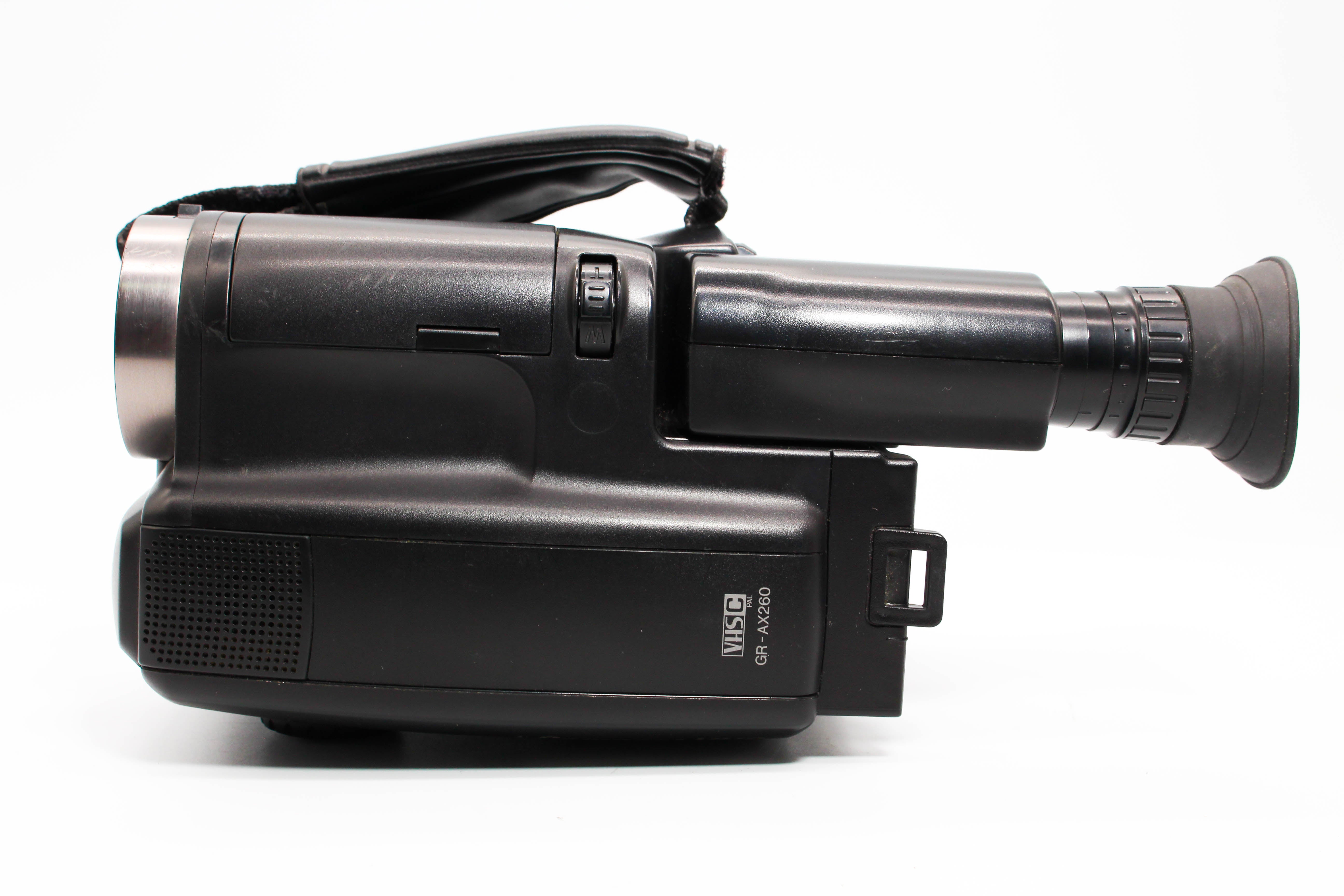 JVC GR-AX260EG VHS-C VHS Handycam Camcorder Camera - Tested Bundle Excellent