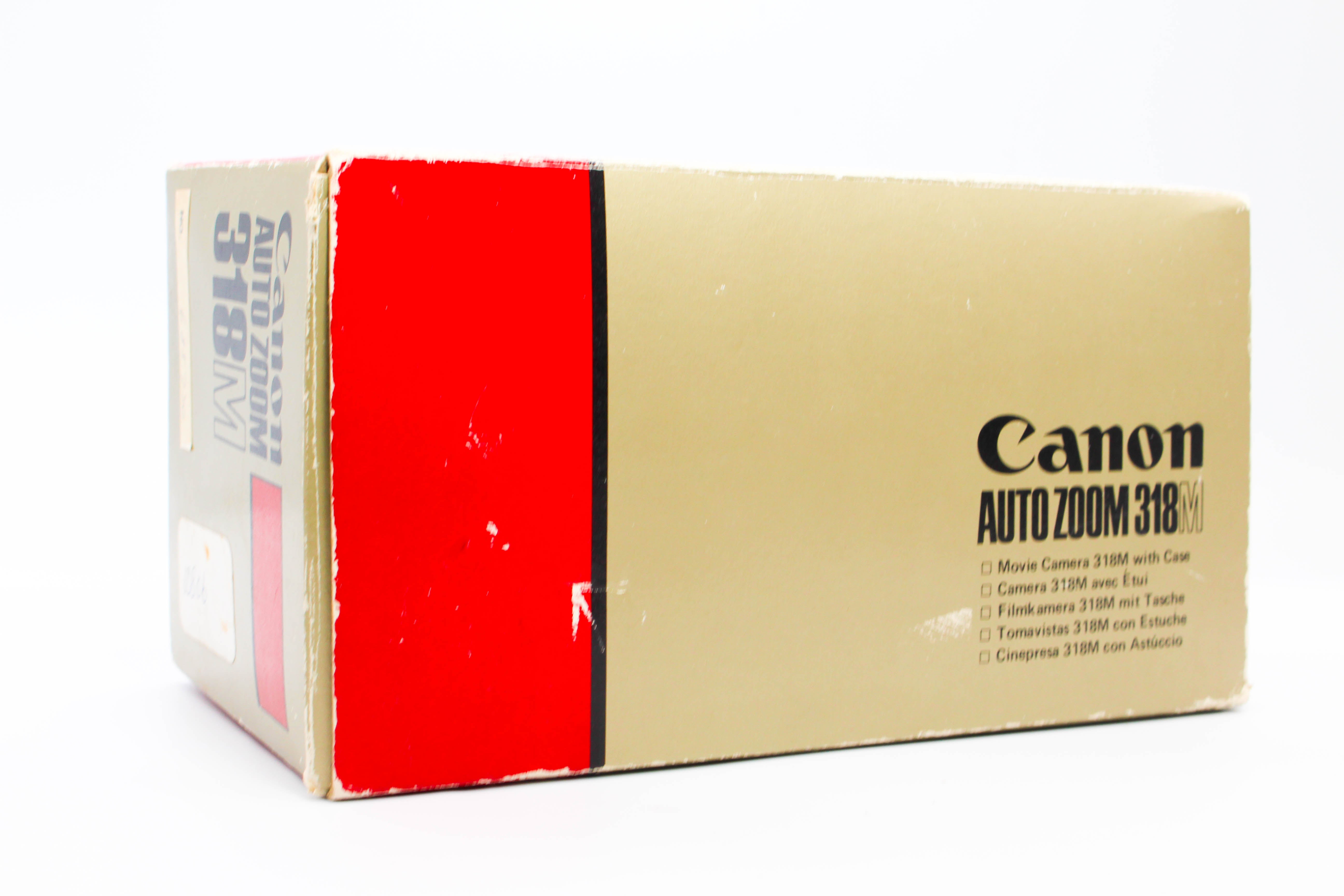 Canon Auto Zoom 318M Super 8 Cine Camera (Read) - Tested Partially Working