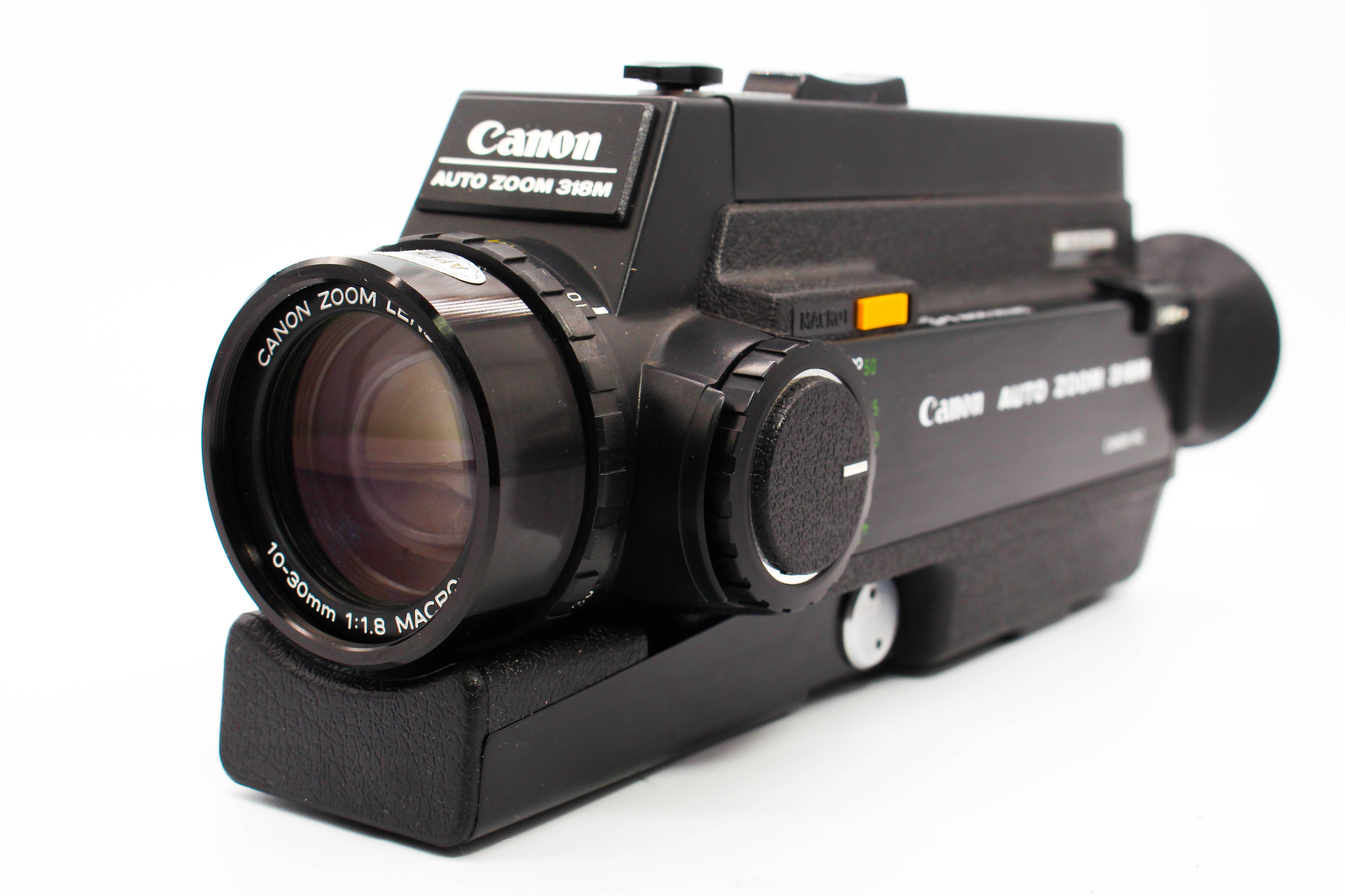 Canon Auto Zoom 318M Super 8 Cine Camera (Read) - Tested Partially Working
