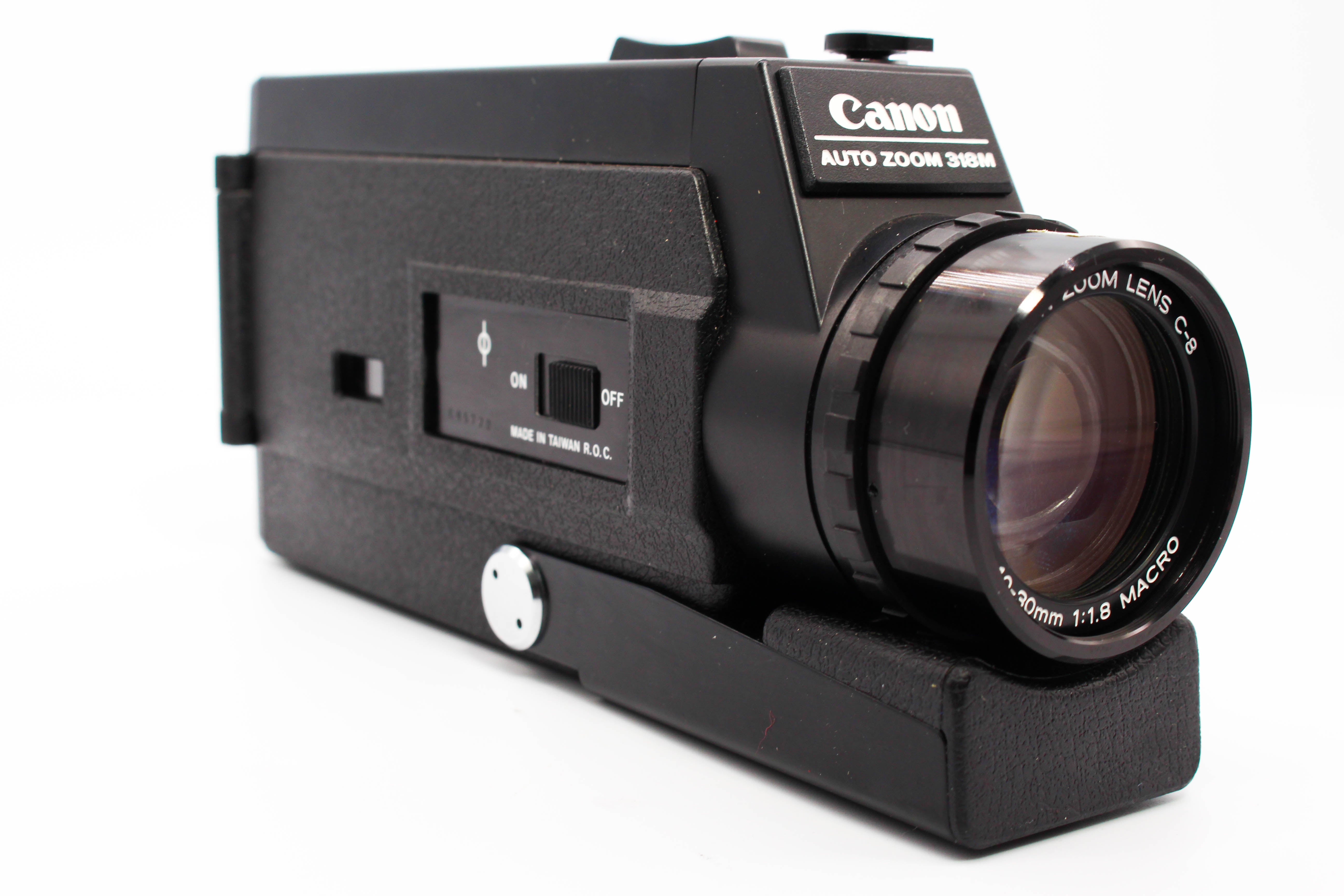 Canon Auto Zoom 318M Super 8 Cine Camera (Read) - Tested Partially Working