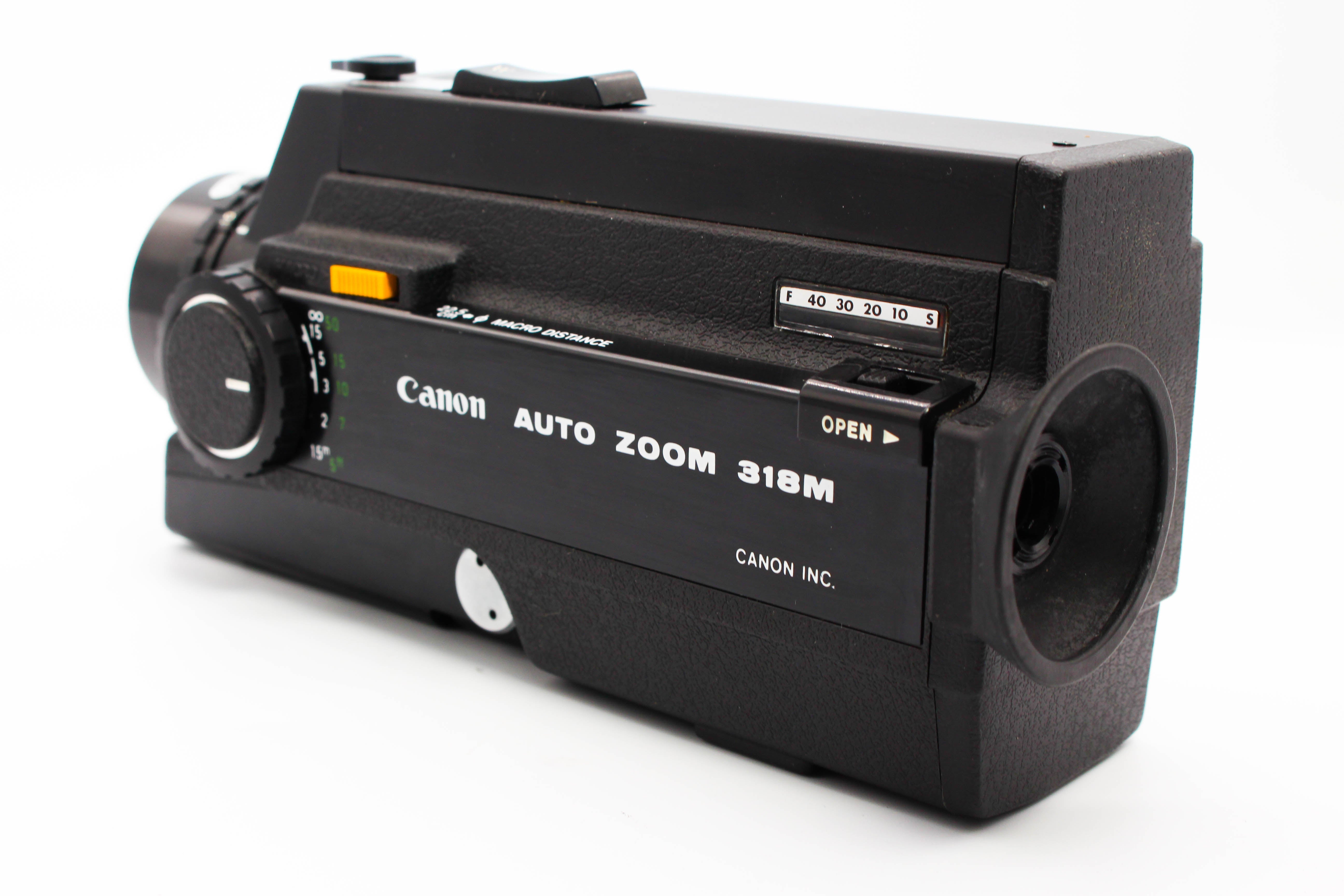 Canon Auto Zoom 318M Super 8 Cine Camera (Read) - Tested Partially Working