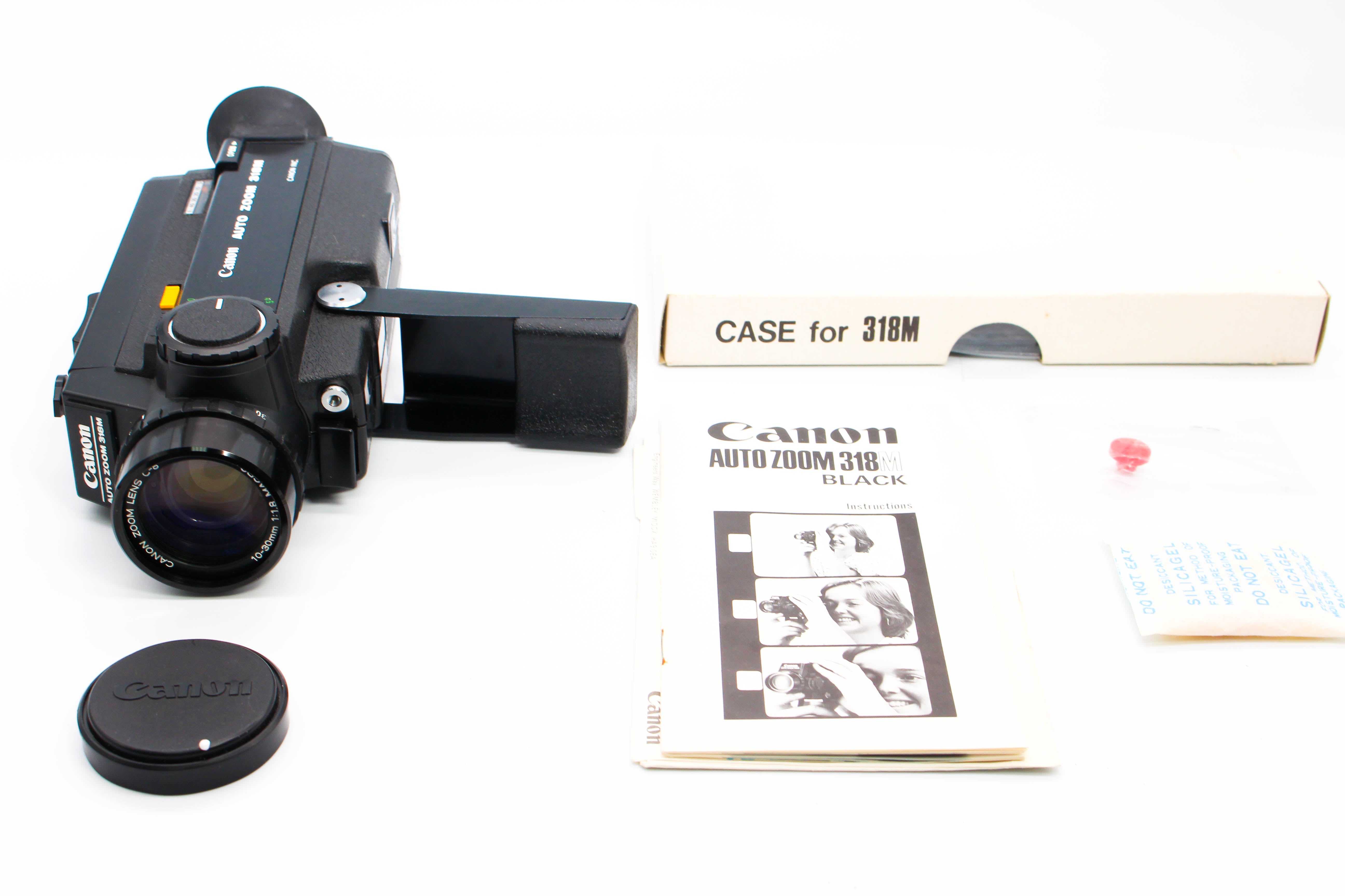 Canon Auto Zoom 318M Super 8 Cine Camera (Read) - Tested Partially Working
