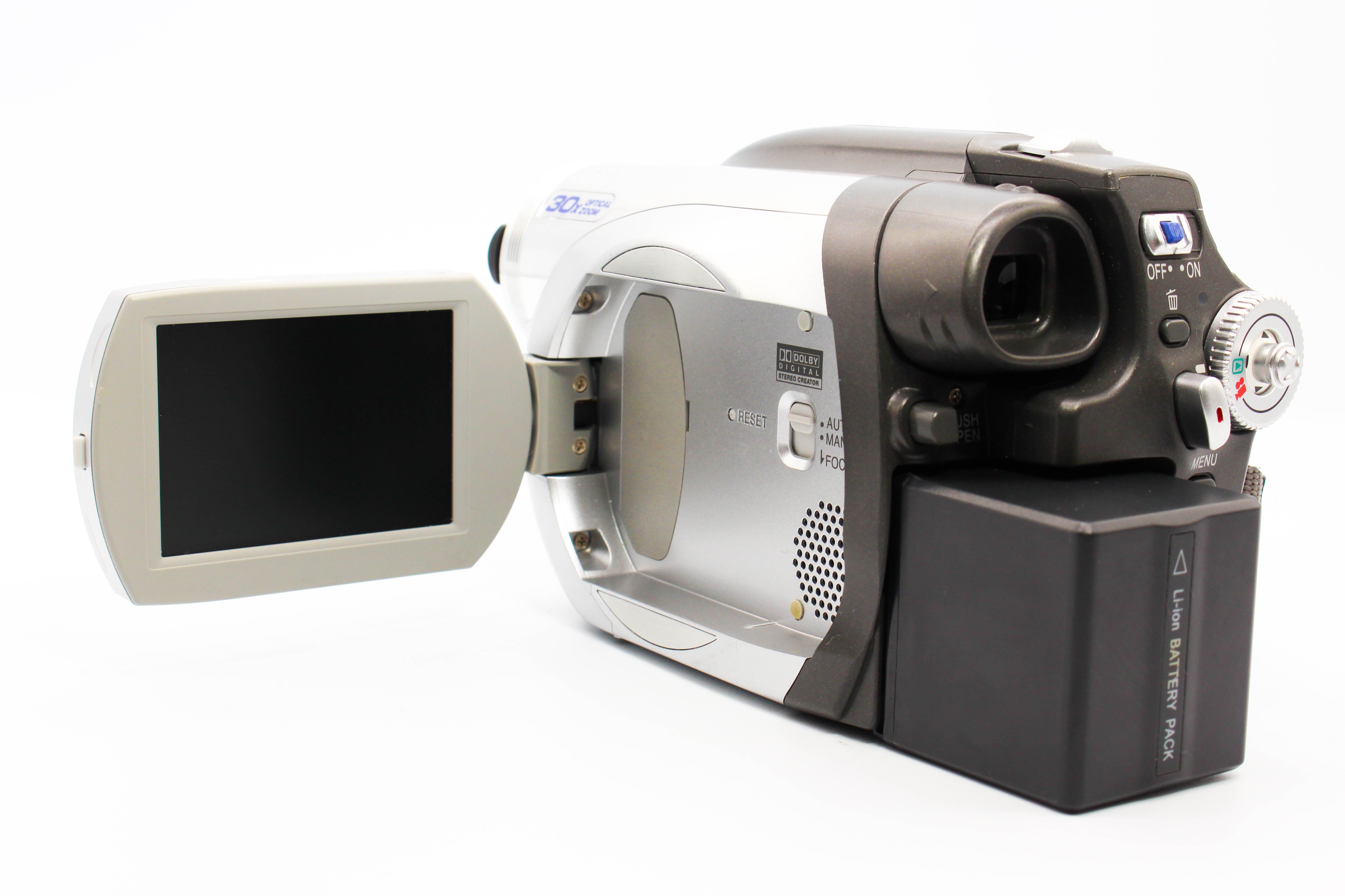 Panasonic VDR-D100 DVD Retro Video Handycam Camcorder Camera - Tested Bundle Excellent
