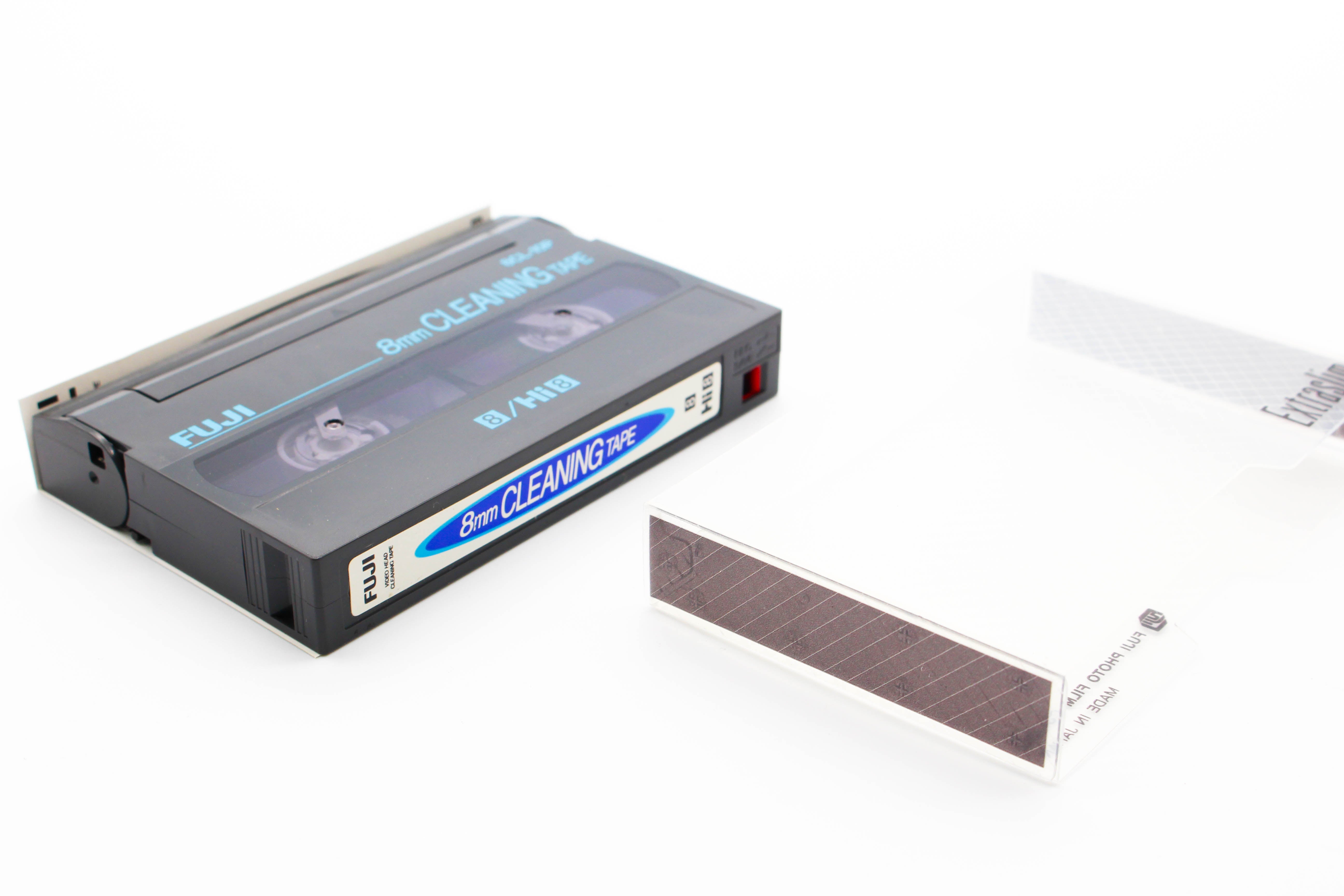 Fuji Digital8 Hi8 Video8 8mm Cleaning Cassette Head Cleaner Tape - Tested Excellent