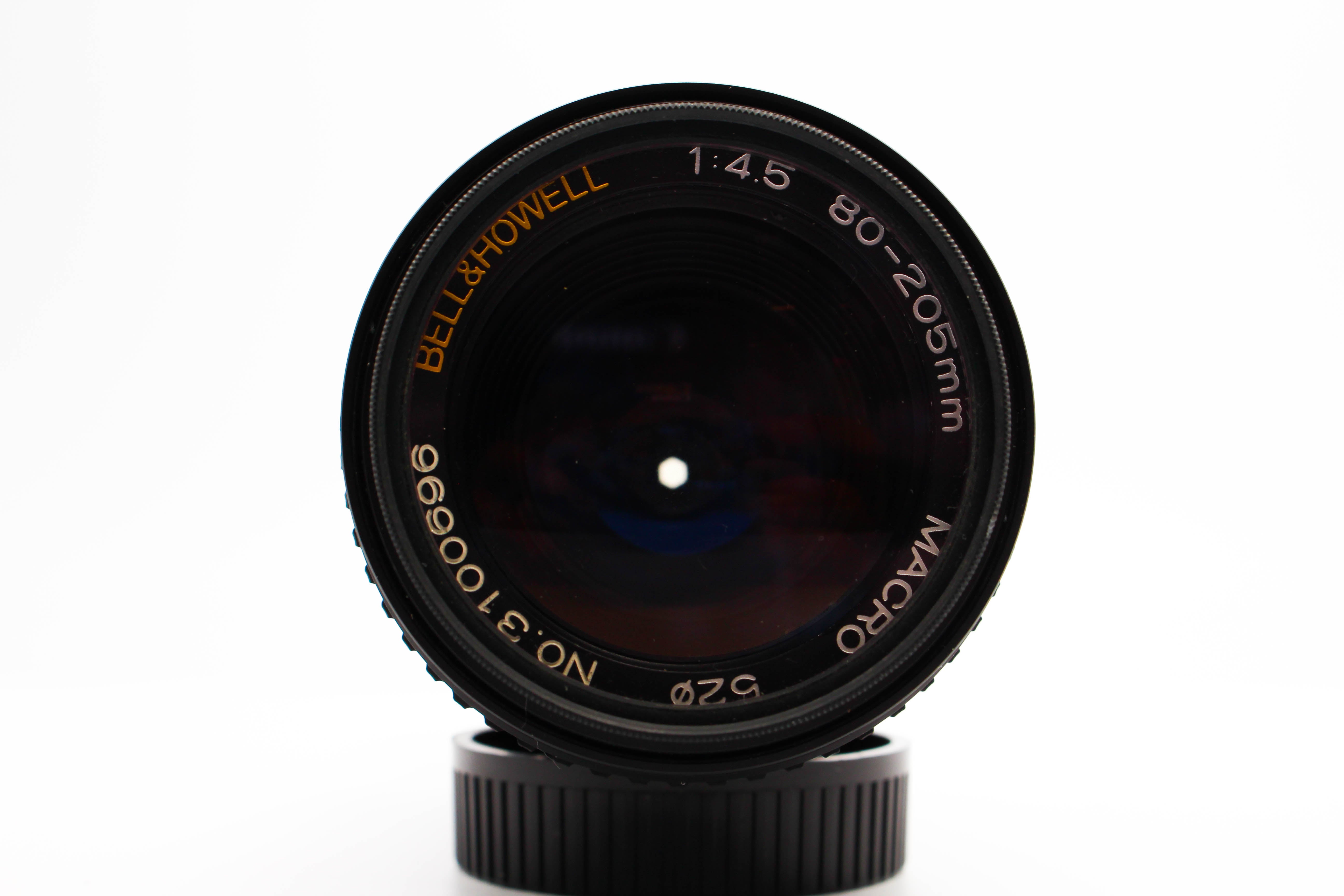 Bell & Howell 80-205mm f/4.5 M42 SLR Mount Macro Vintage Lens - Tested Excellent