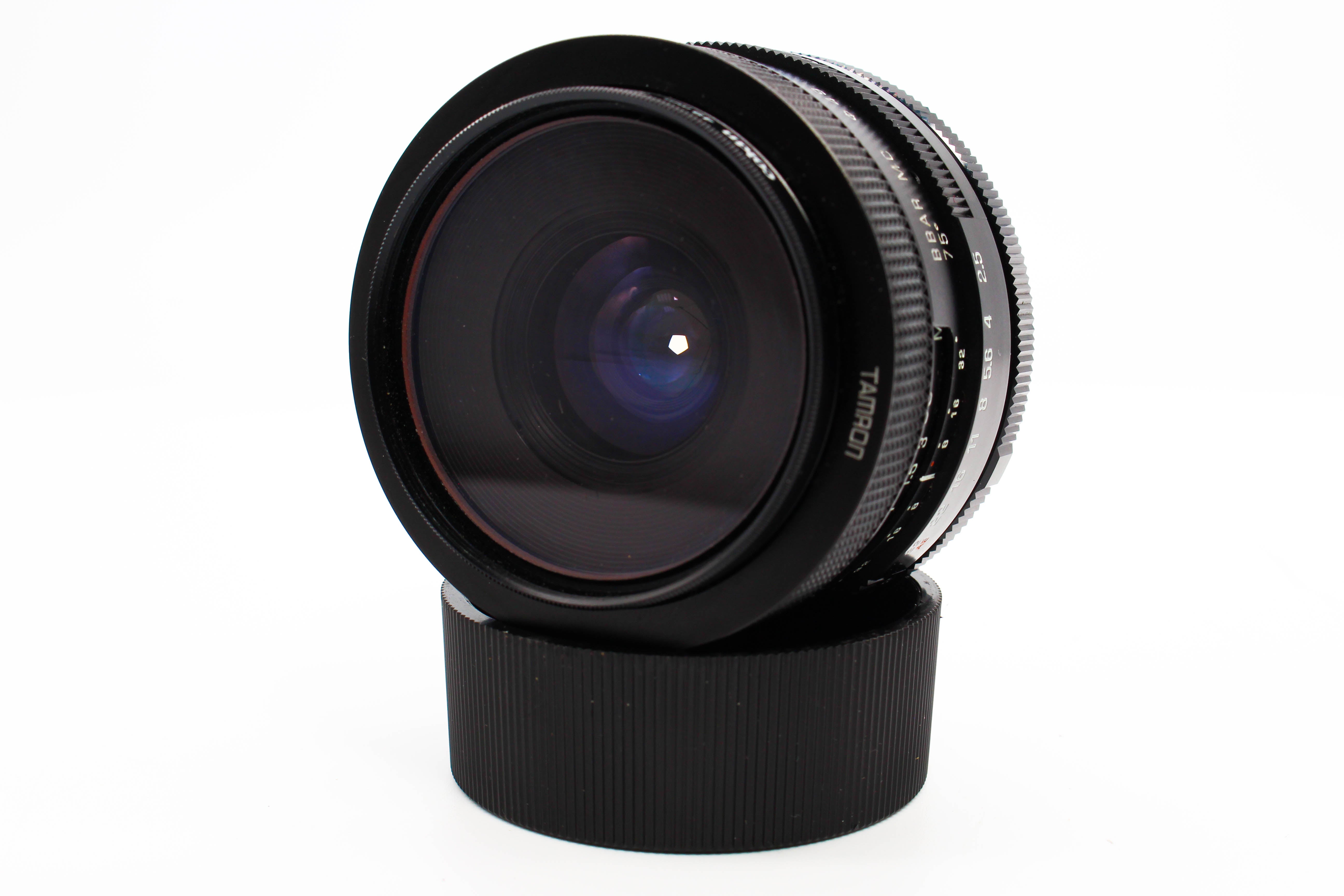 Tamron 28mm f/2.5 Adaptall-2 Lens M42 SLR Mount Wide Angle Manual Focus Prime - Tested Bundle Excellent