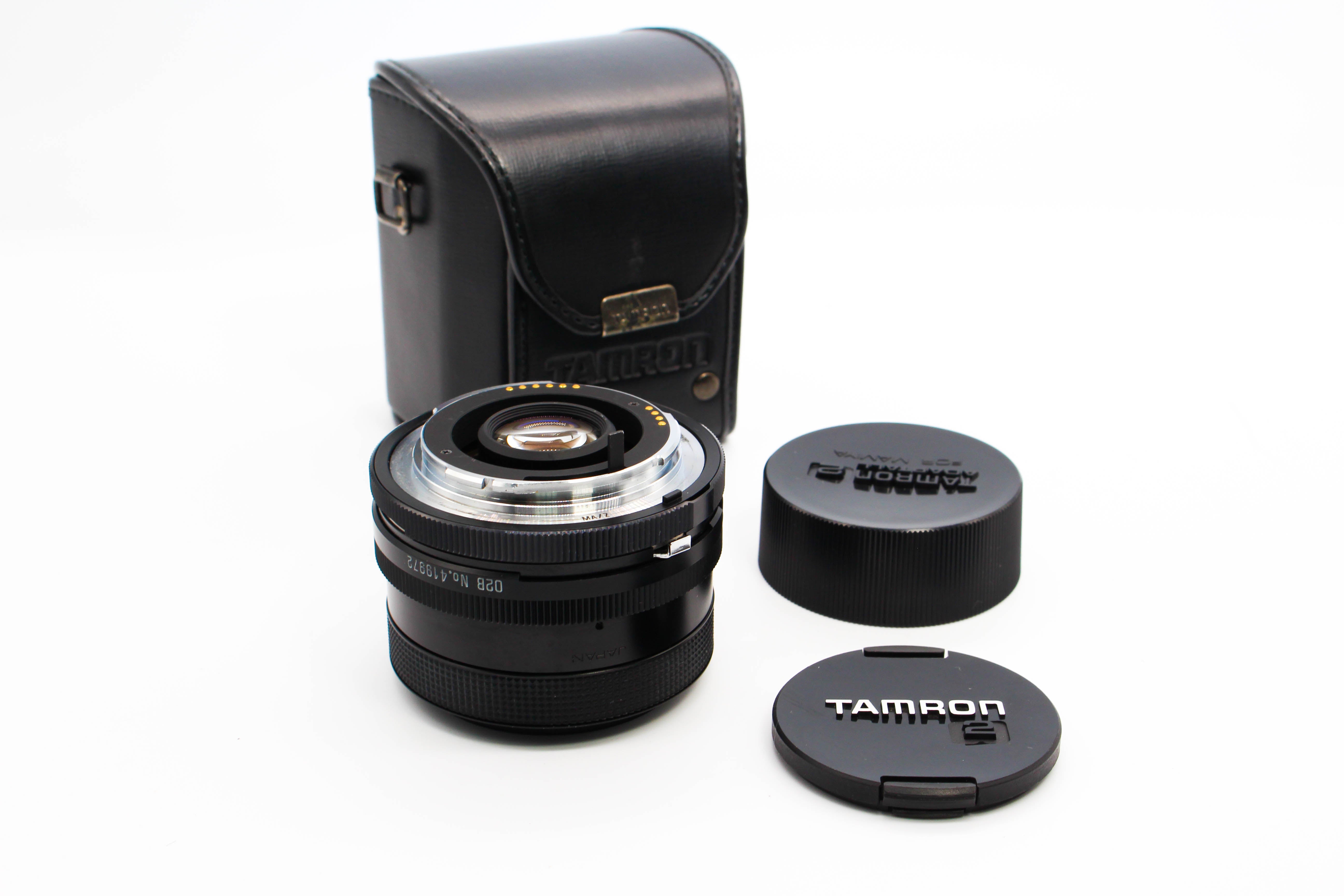 Tamron 28mm f/2.5 Adaptall-2 Lens M42 SLR Mount Wide Angle Manual Focus Prime - Tested Bundle Excellent