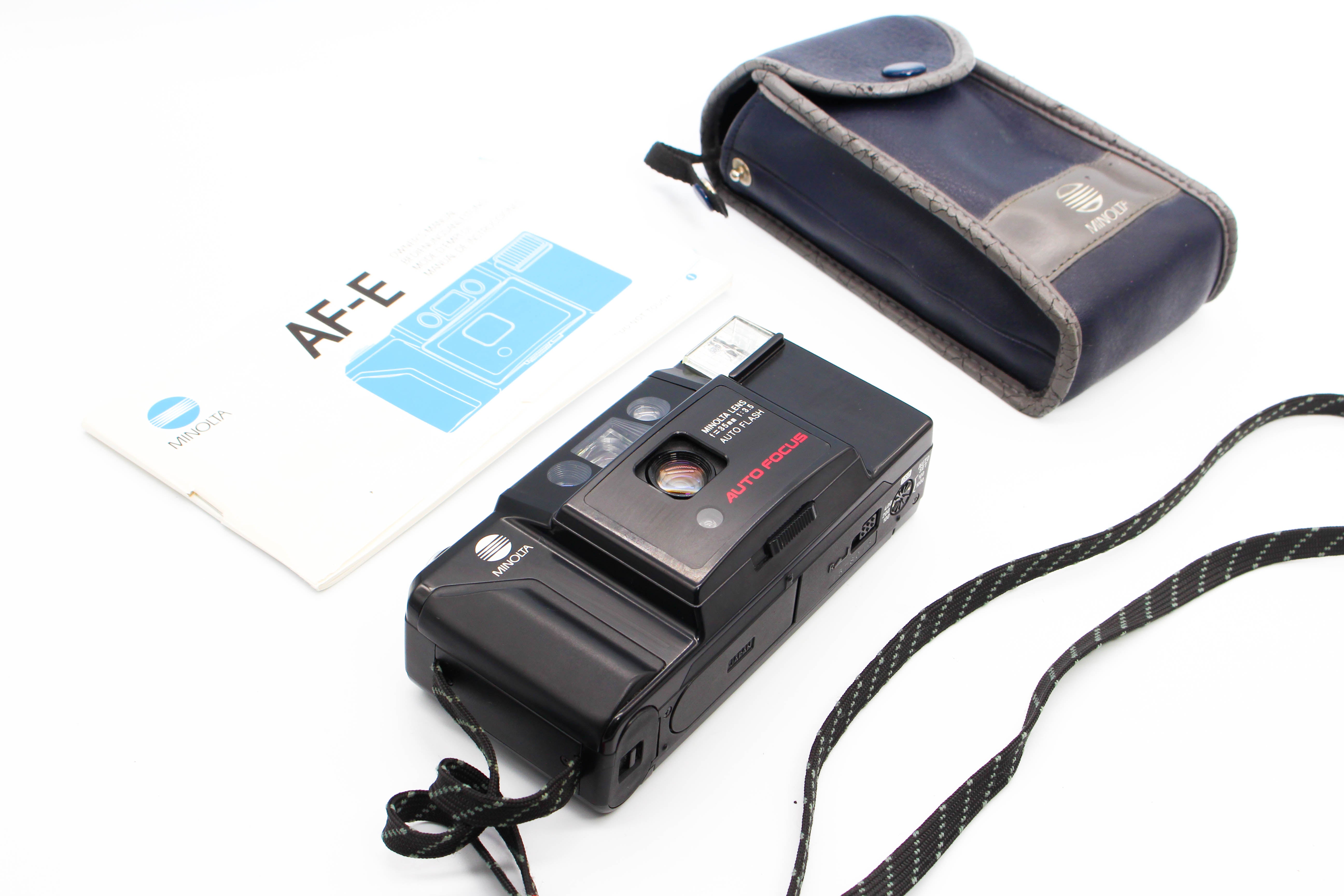 Minolta AF-E 35mm Film Compact Point And Shoot Camera With 35mm F3.5 Lens - Tested Excellent