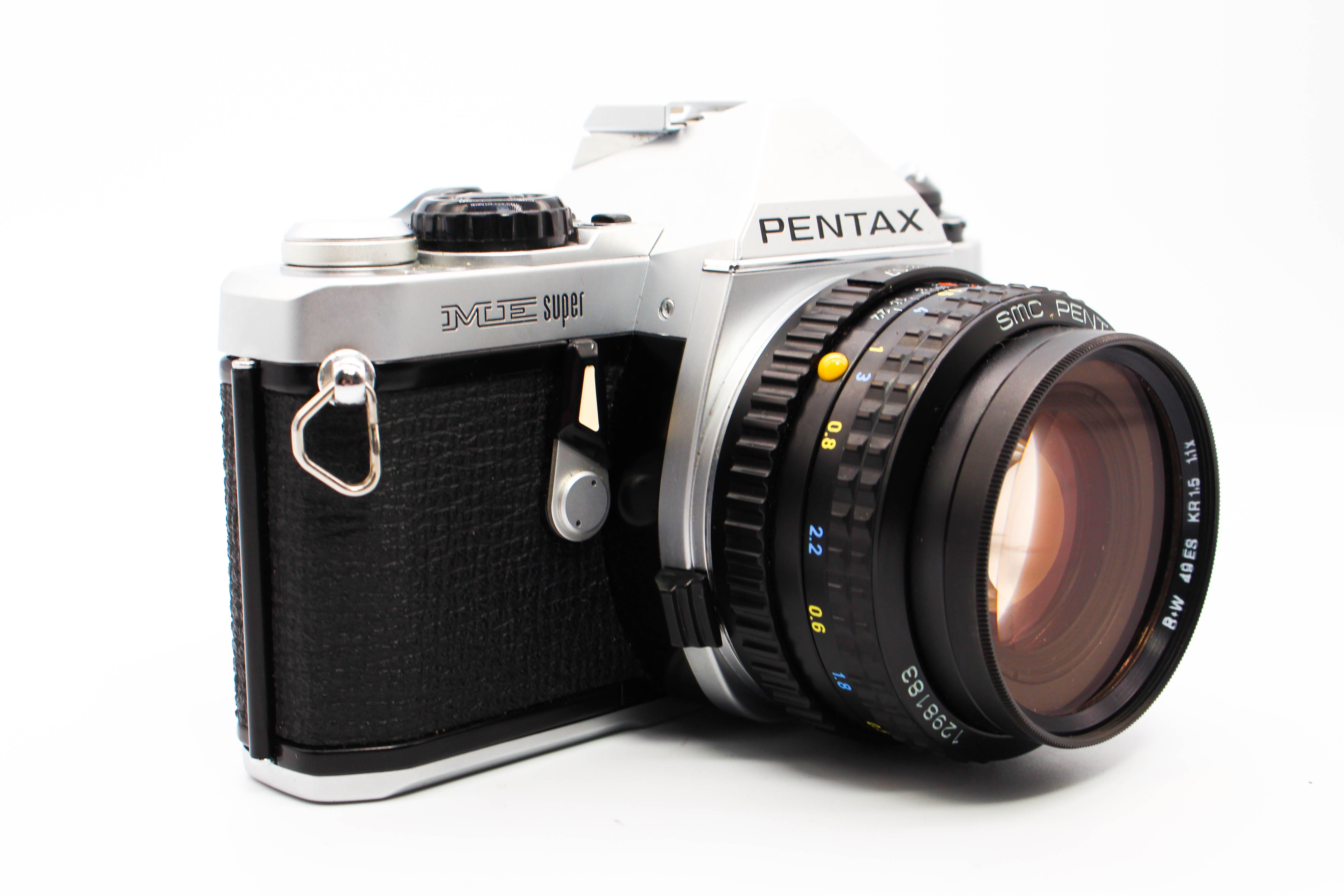 Pentax ME Super SLR 35mm Film Camera With 50mm f/1.7 Lens (Read) - Tested Bundle