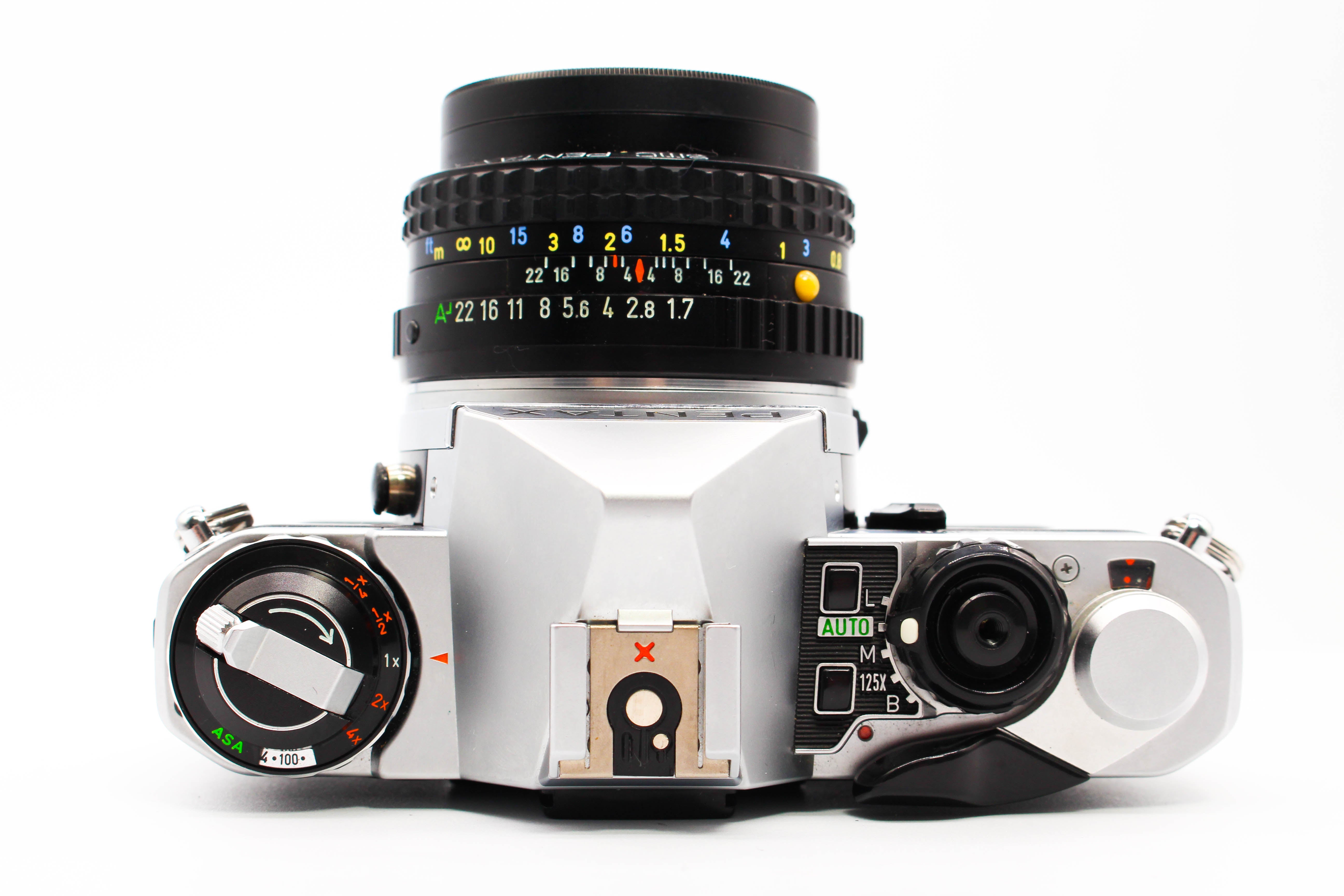 Pentax ME Super SLR 35mm Film Camera With 50mm f/1.7 Lens (Read) - Tested Bundle
