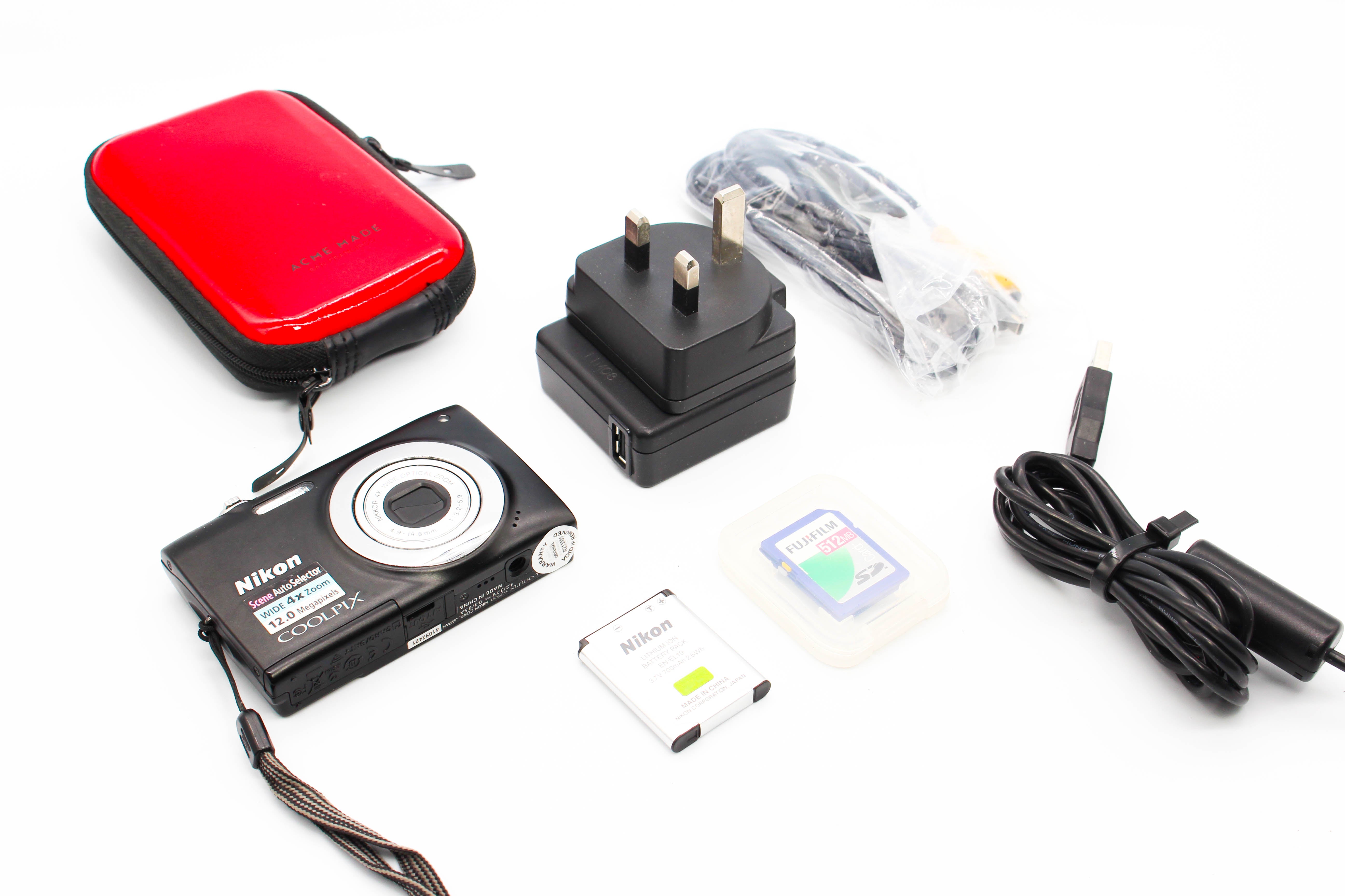 Nikon Coolpix S2500 Digital Retro Photo Digital Camera Digicam (Read) - Tested Partially Working