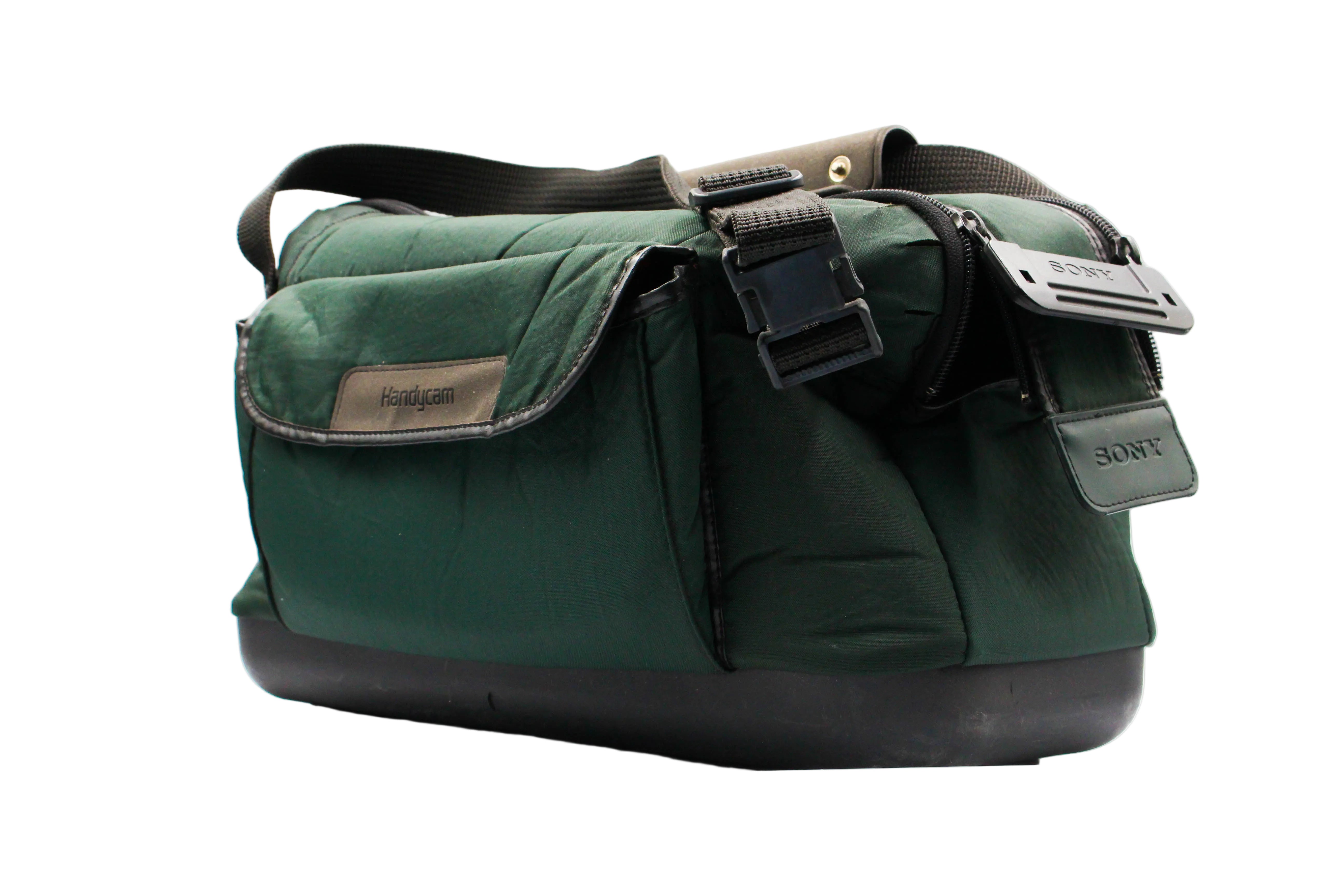 Sony Handycam Green Camcorder Camera Carry Bag Case - Very Rare Excellent