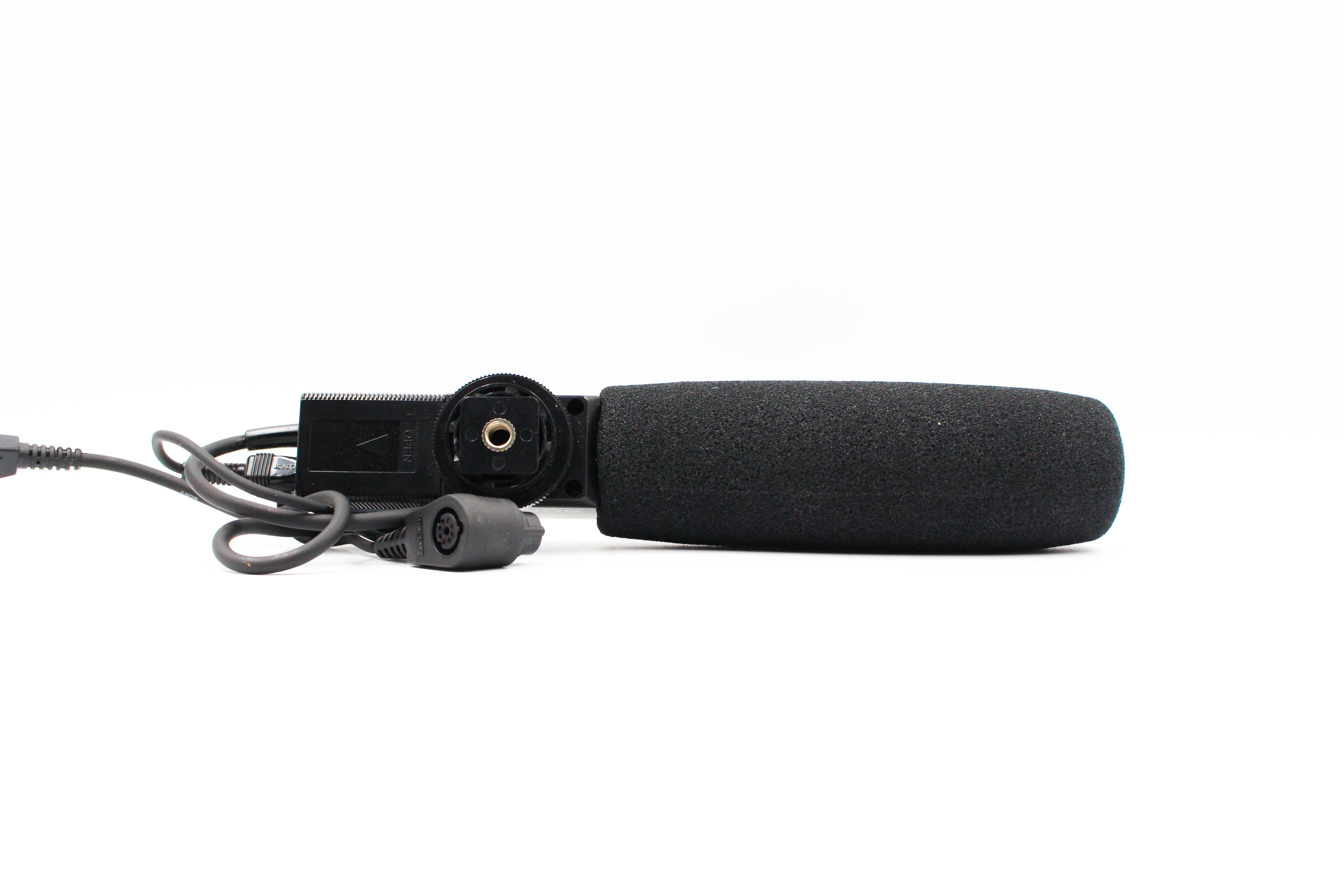 Sony ECM-K100 Electret Condenser Microphone Attachment For Camcorder Camera - Tested Excellent