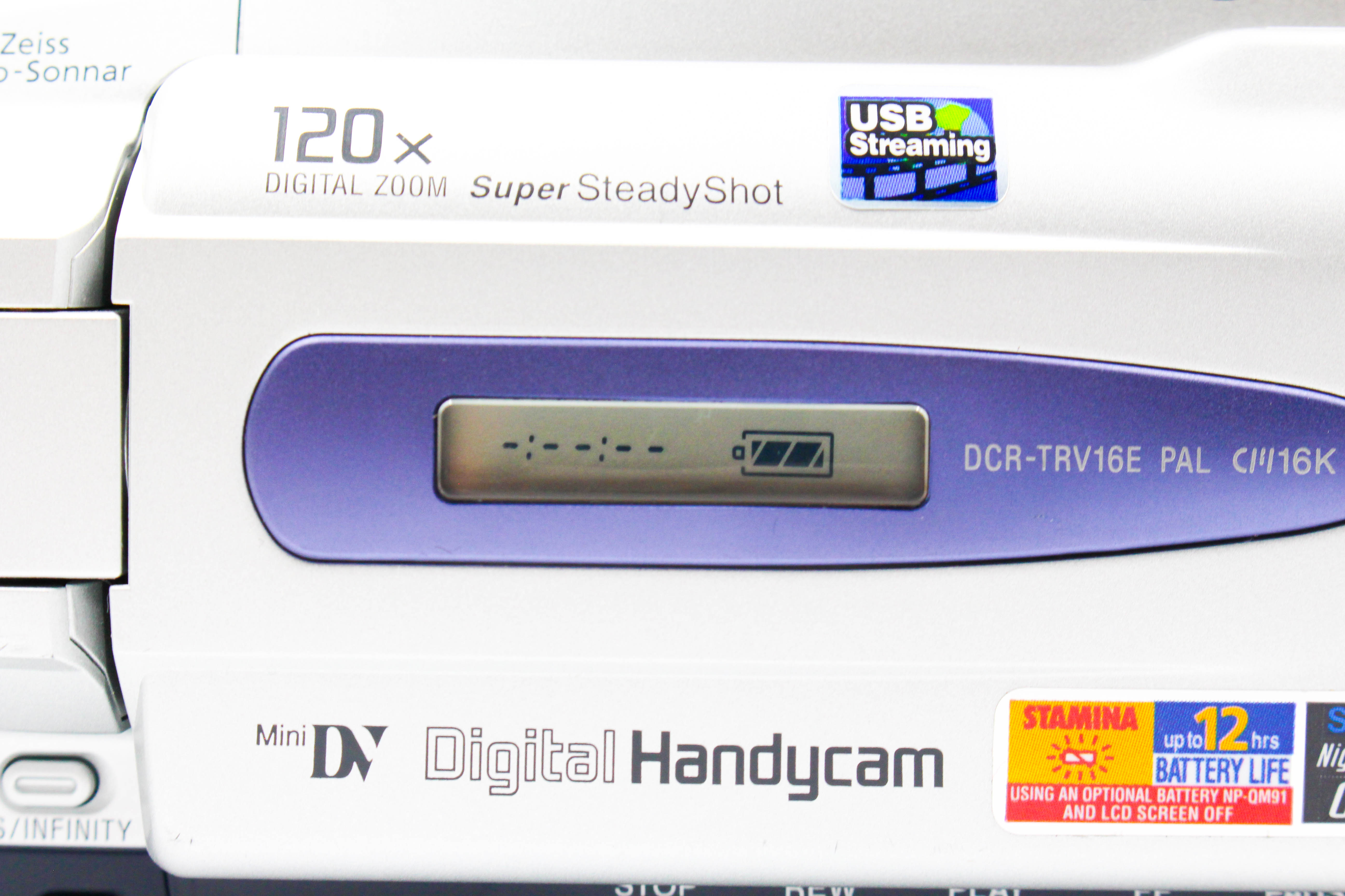 Sony DCR-TRV16E MiniDV Tape Retro Video Camera Camcorder