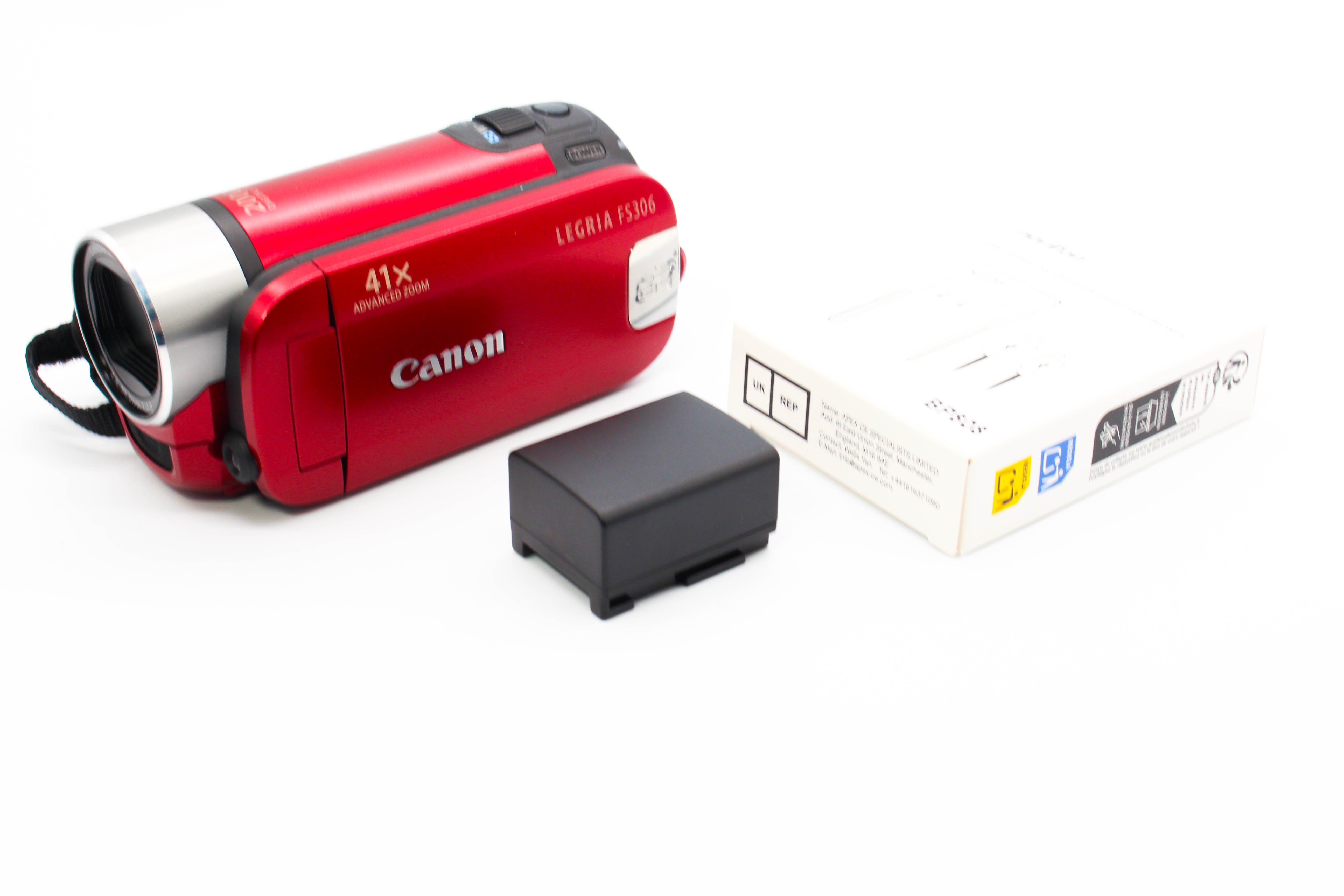 Canon Legria FS306E HD Digital Video Camera Camcorder