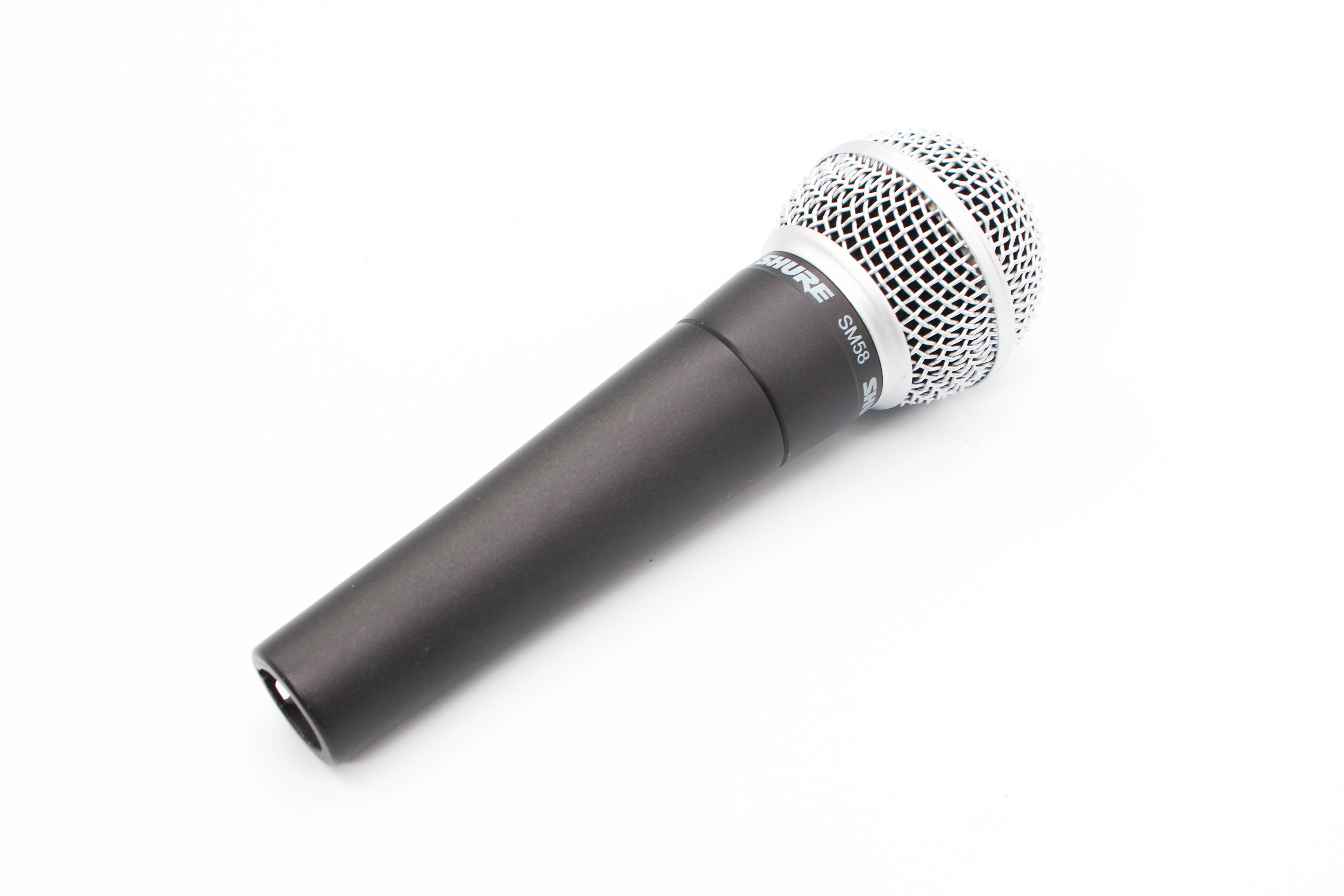 Shure SM58 Microphone Mic Dynamic Vocal Vintage - Tested Working Bundle Excellent