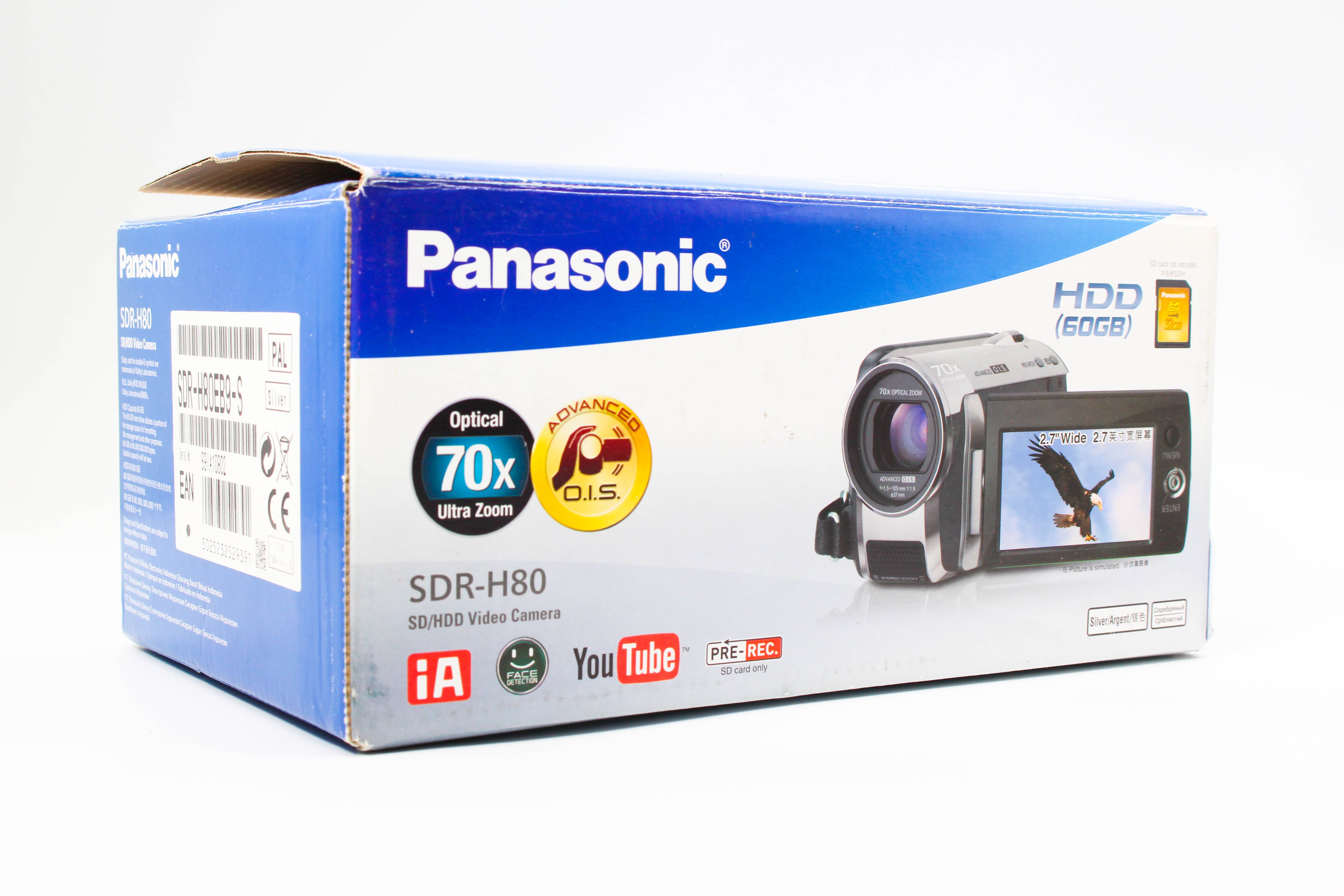 Panasonic SDR-H80 60GB HDD Digital Video Camcorder - Tested Bundle Excellent